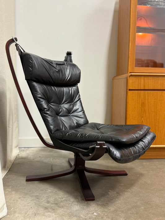 Vintage Mid-Century Modern Plydesigns Bentwood Leather Lounge Chair