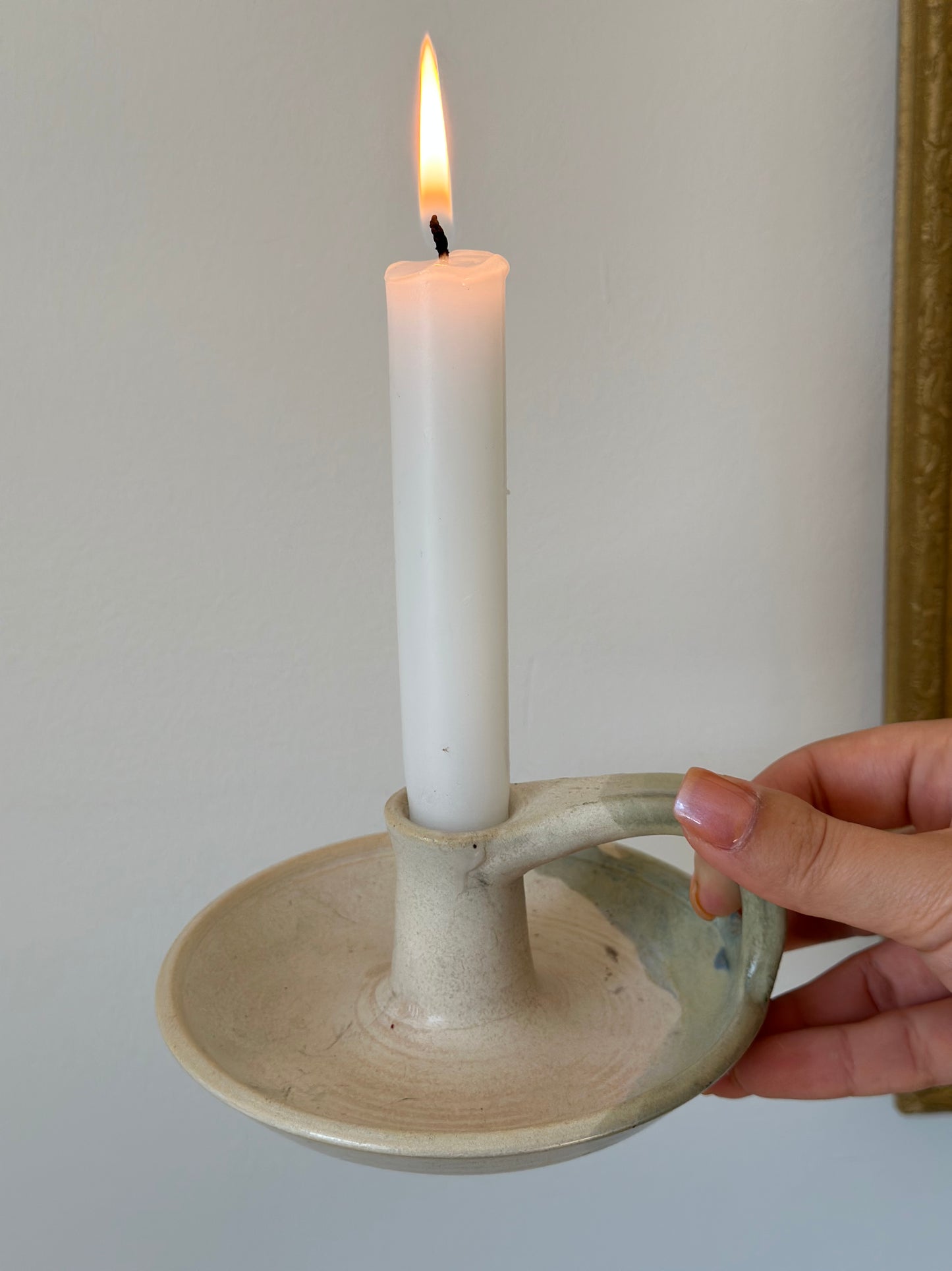 Ceramic handmade candleholder