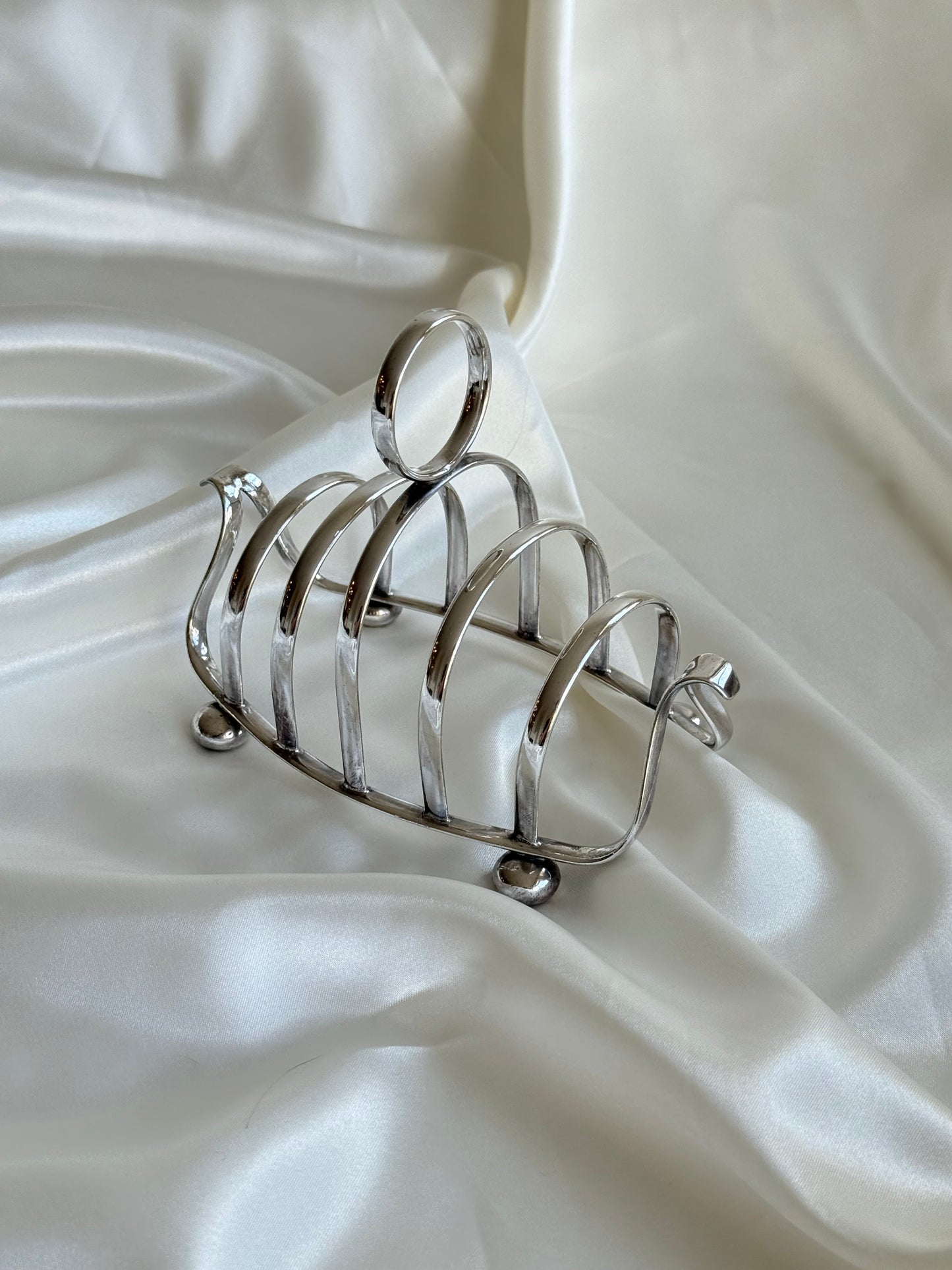 Vintage English Silver Plate Toast Rack