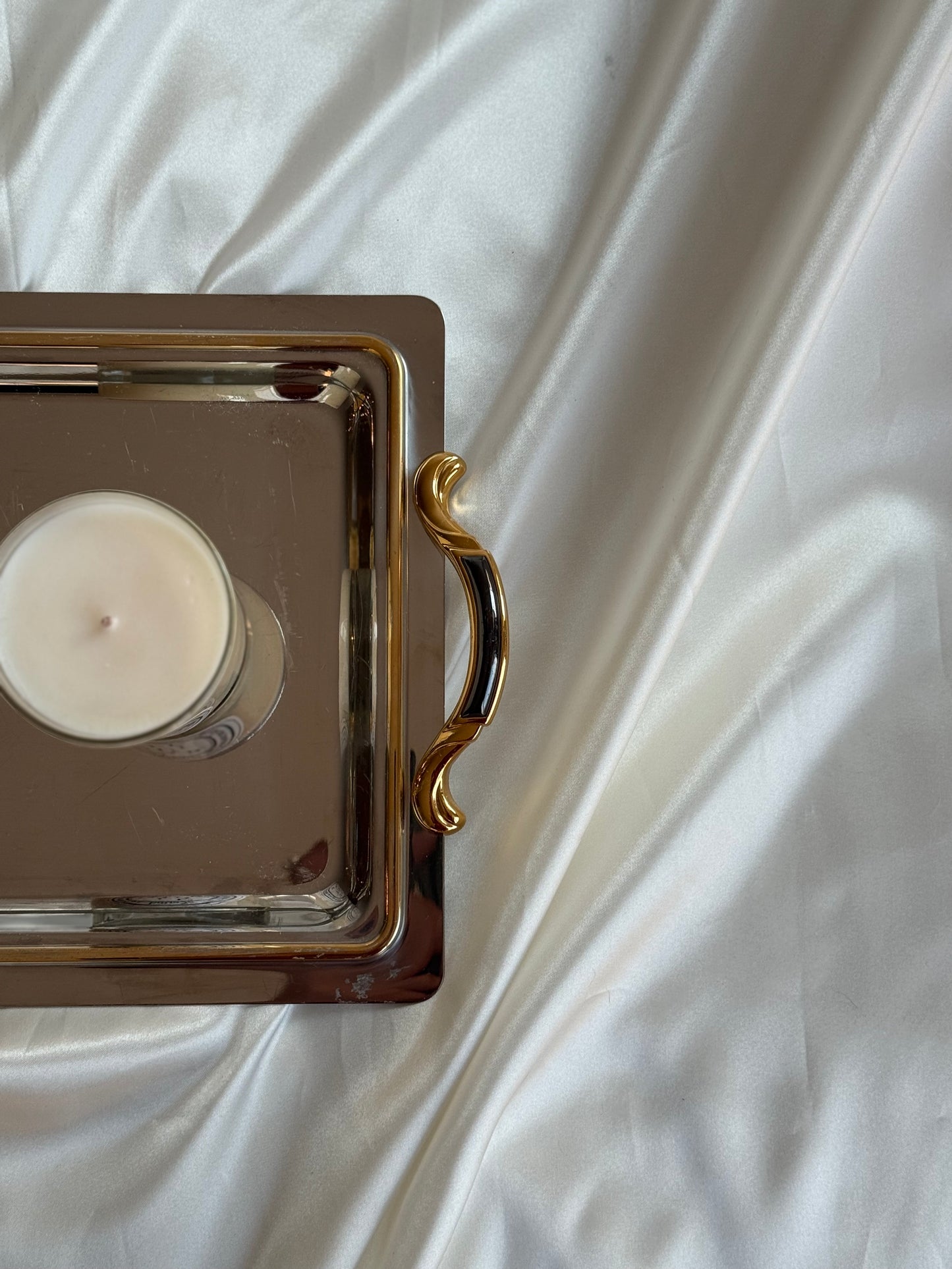 Vintage MGM Italian Stainless Steel Serving Tray
