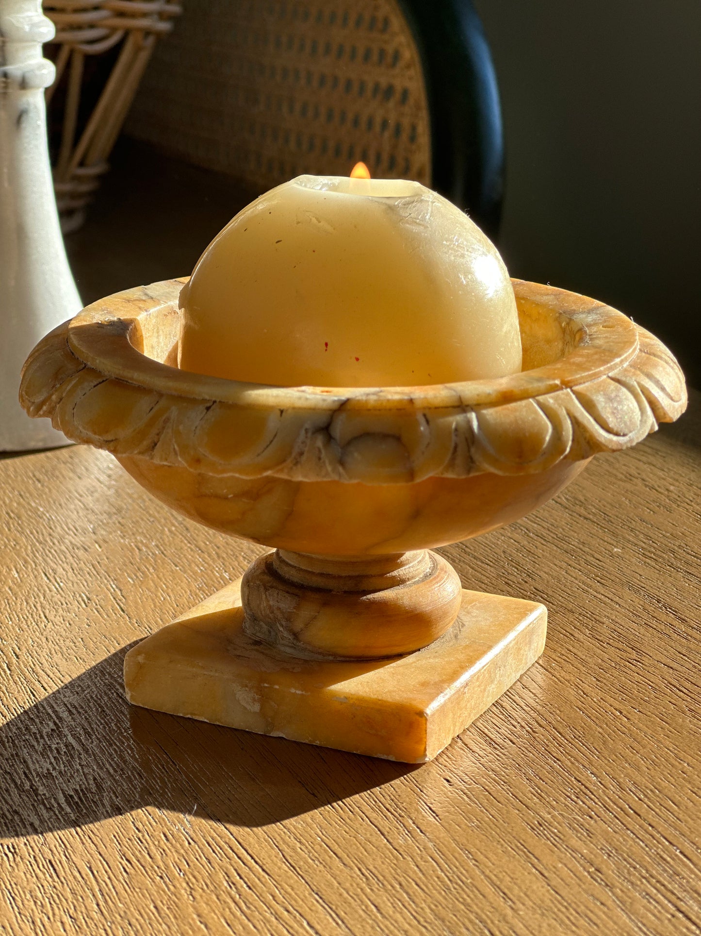 Small alabaster bowl