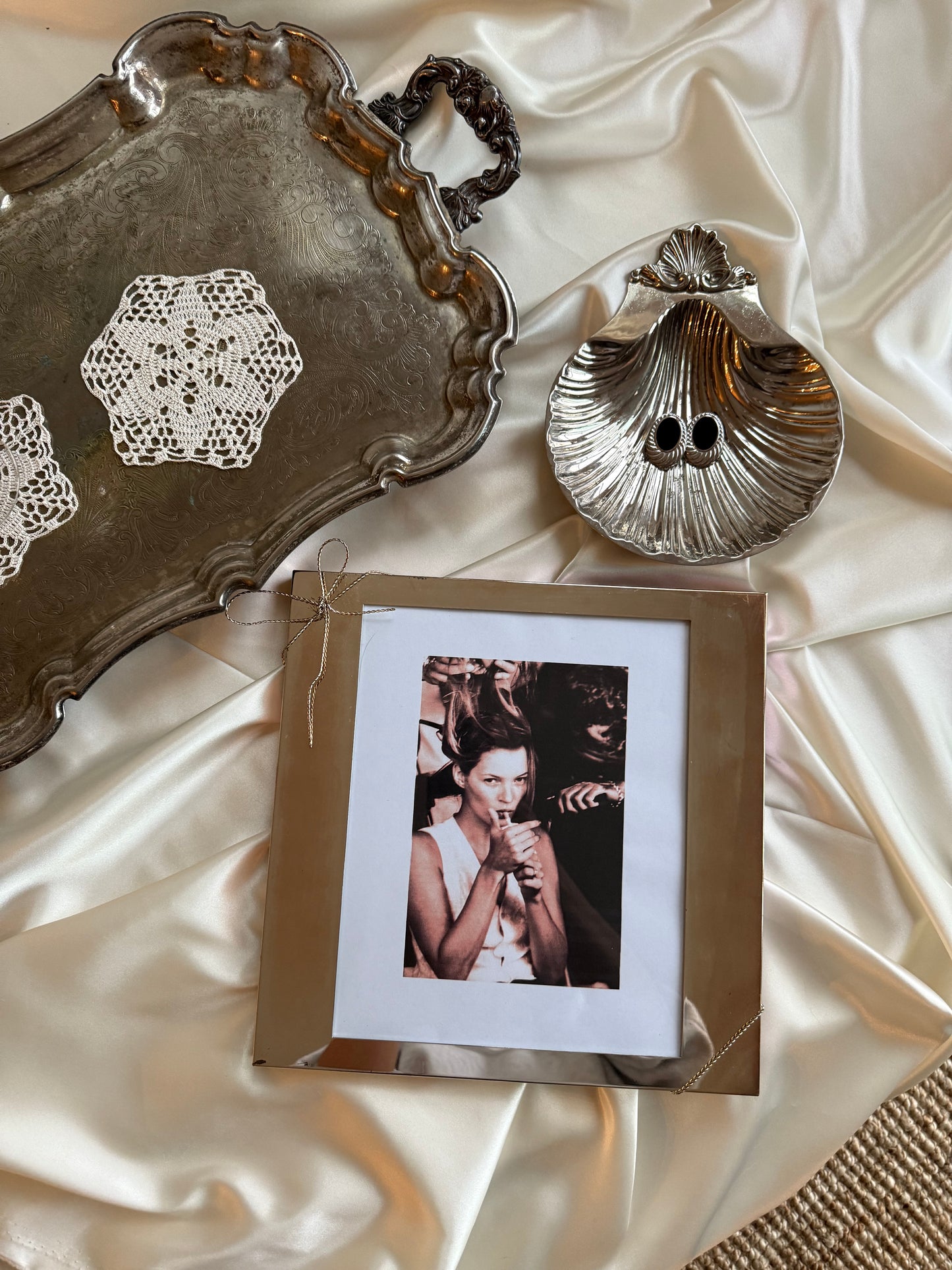 Silver-Plated Shell Catchall Dish