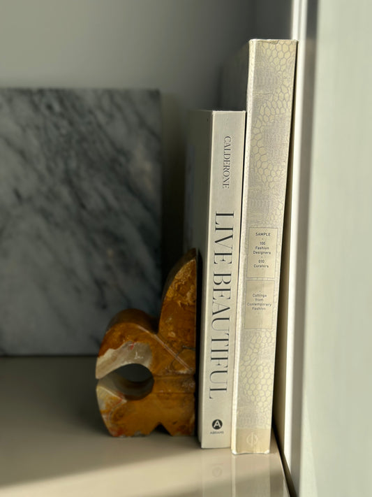 Vintage onyx bookend