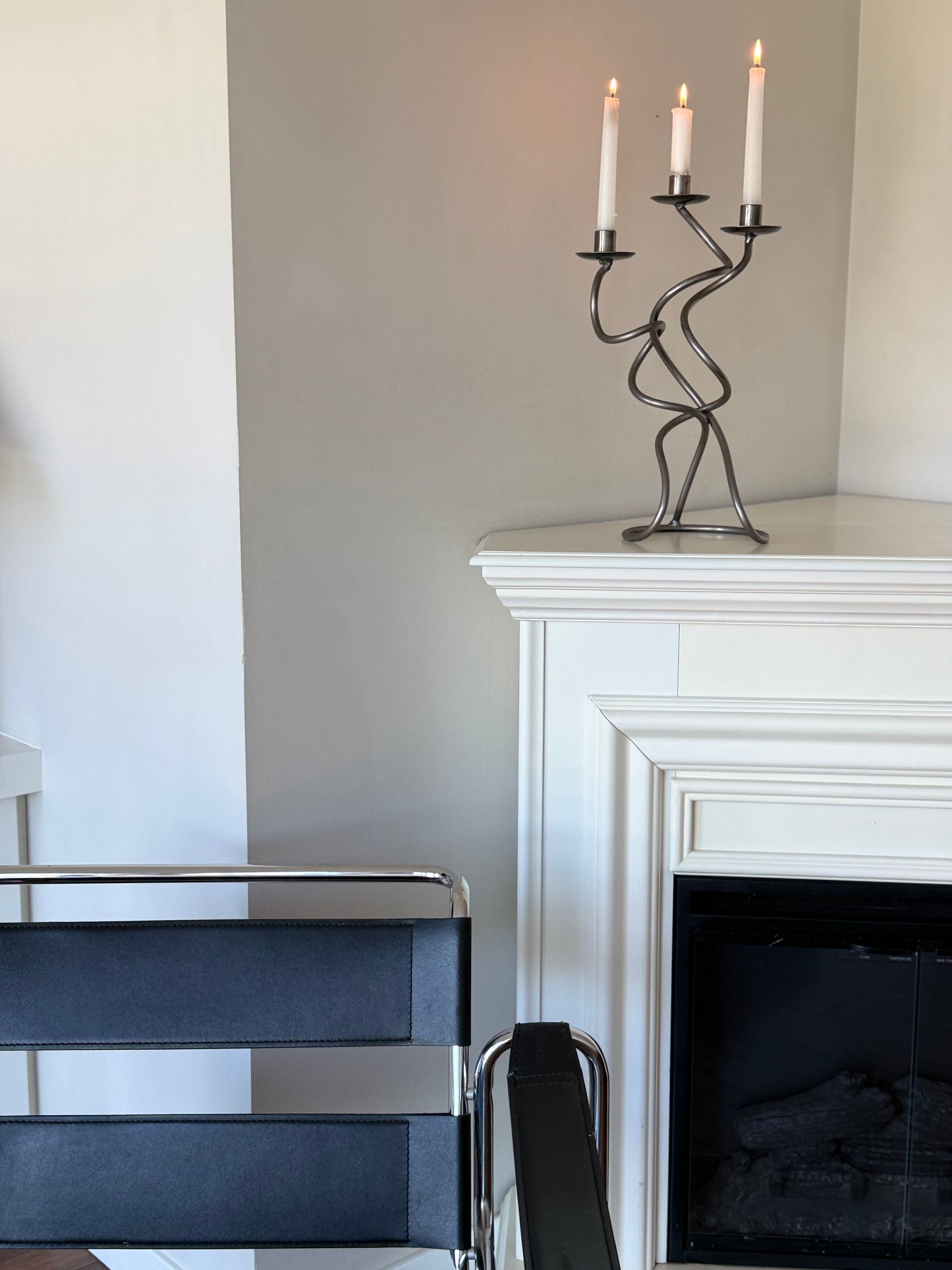 Large Vintage Sculptural Candelabra