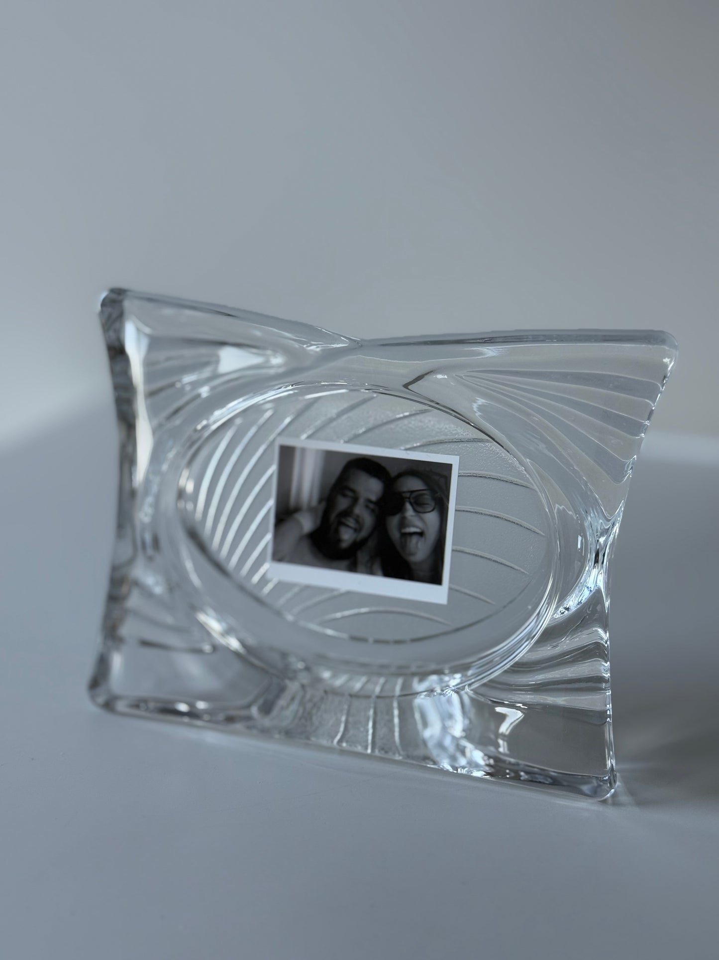 Vintage Mikasa Crystal Photo Frame