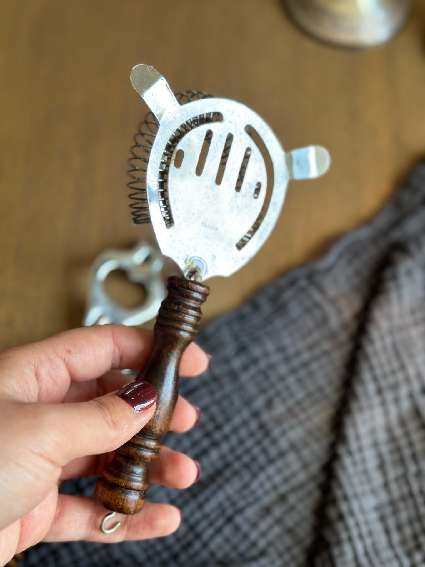 Vintage brass tool set