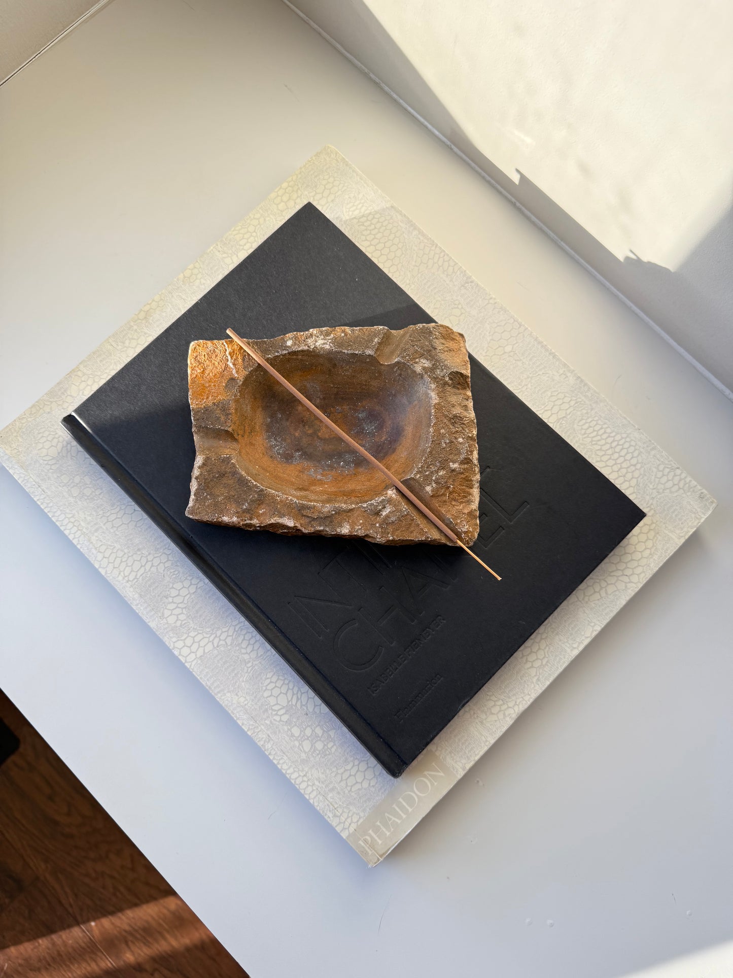 Vintage Stone Ashtray – Raw Natural Sculptural Piece