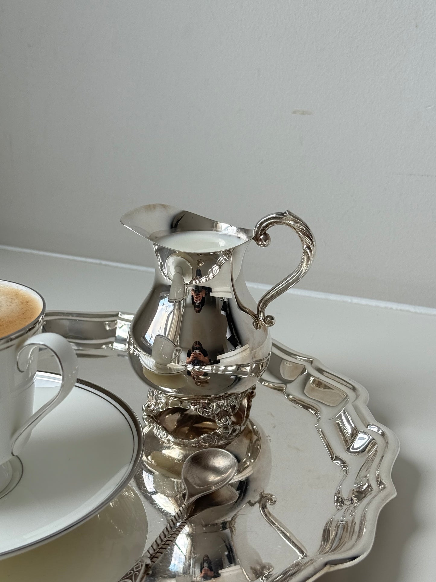 Silver-Plated Vintage Creamer