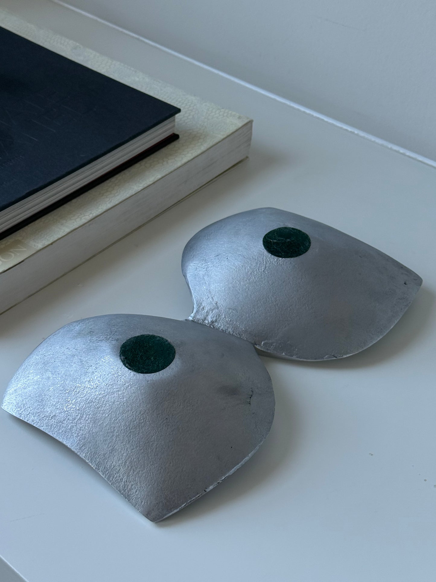 Vintage Sculptural Aluminum Dish