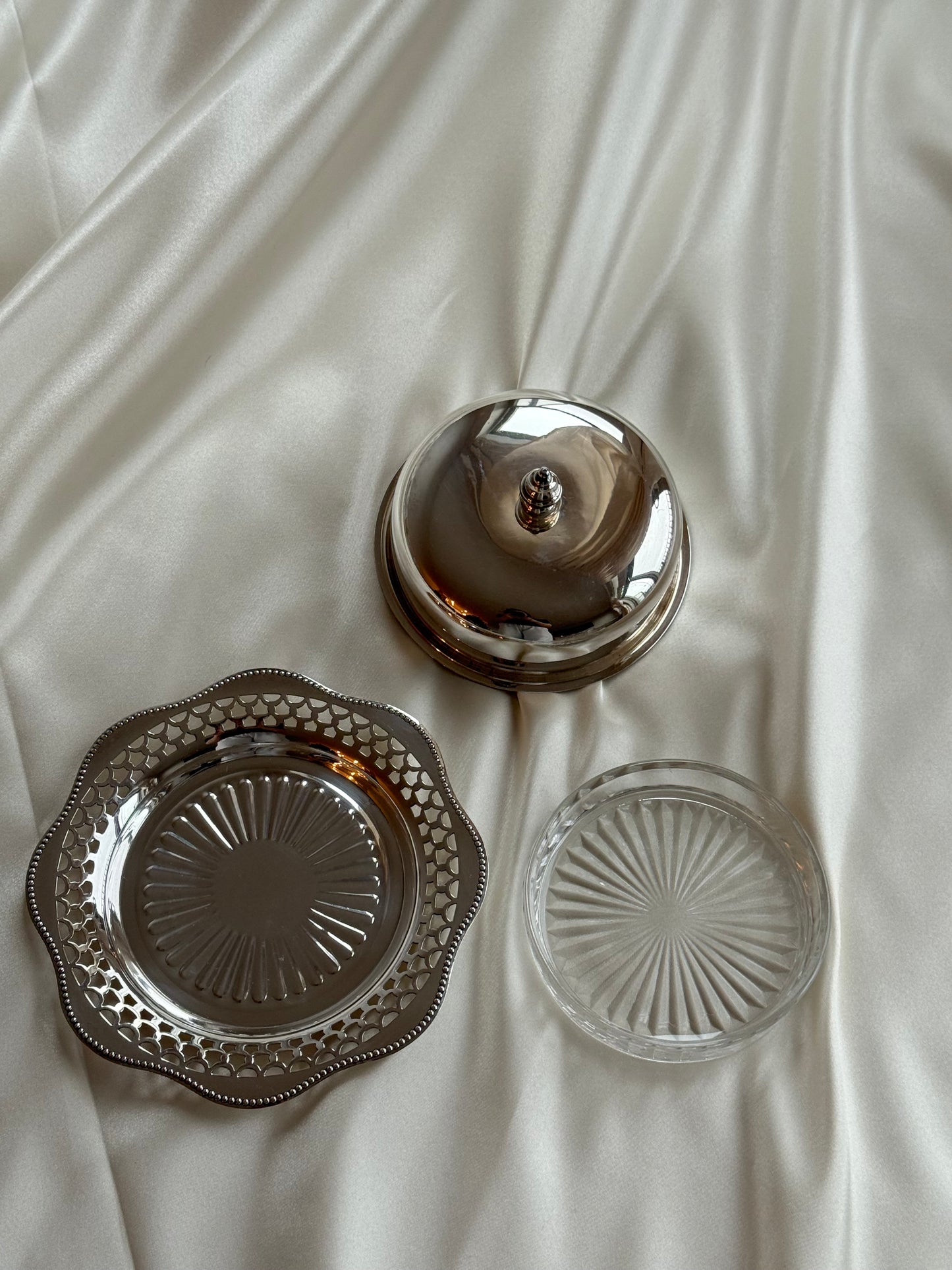 Vintage butter dish