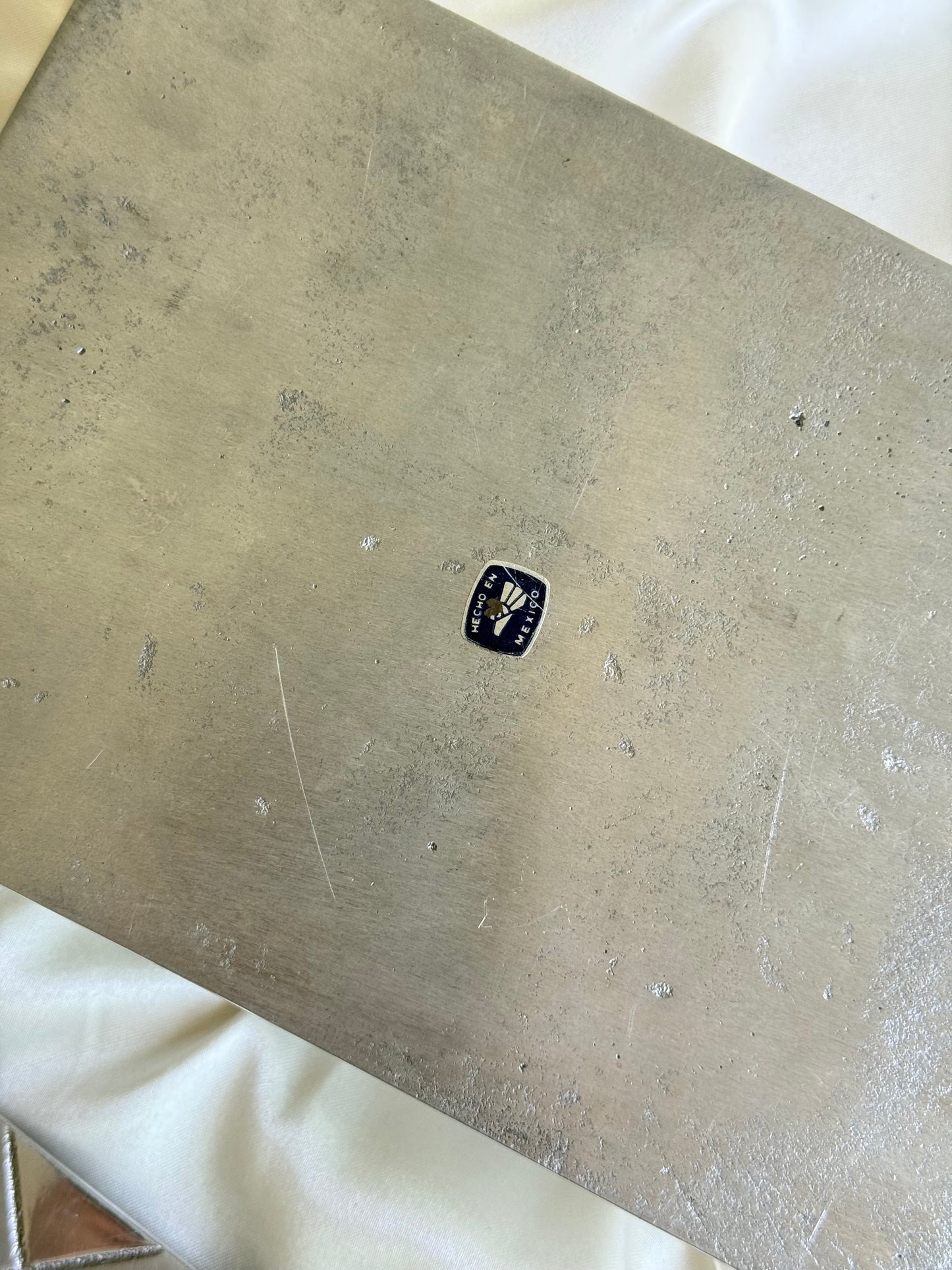 Vintage Metal Keepsake Box – Made in Mexico
