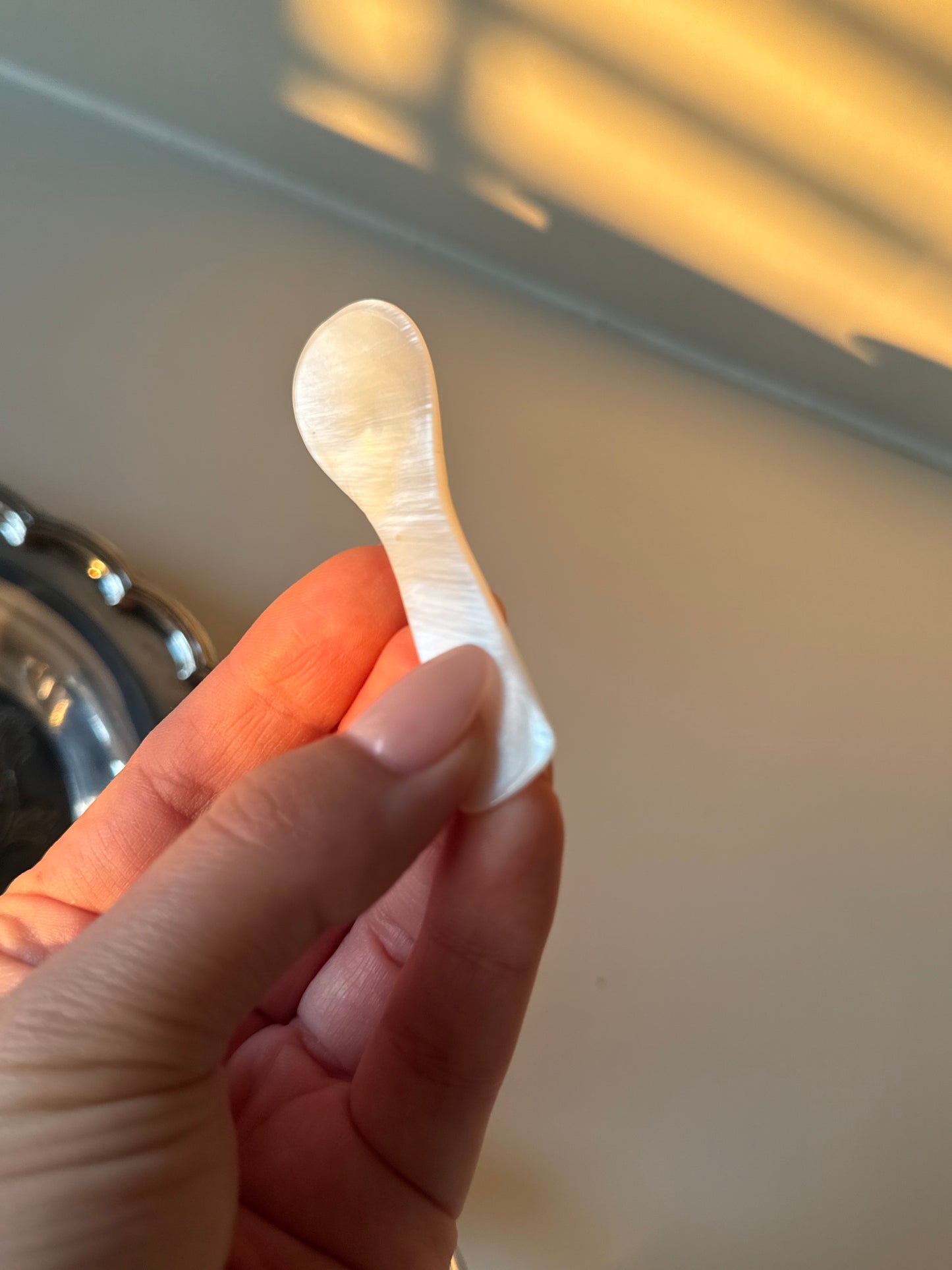 Mother of pearl spoon