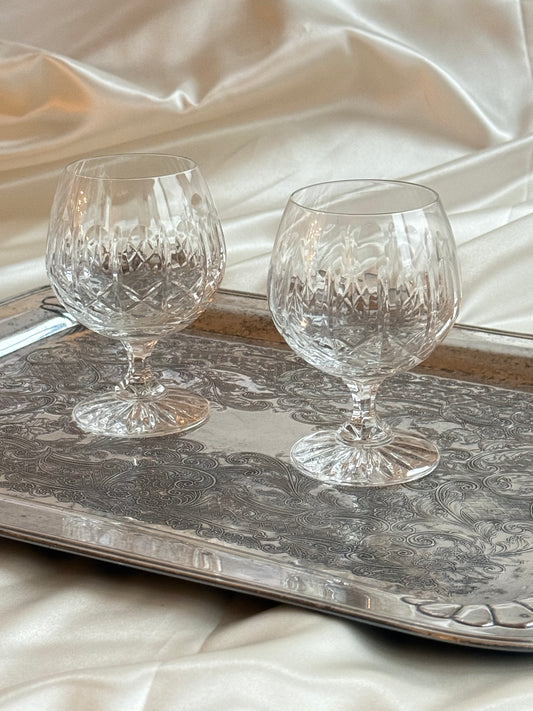 Vintage Crystal Goblets – Set of 2