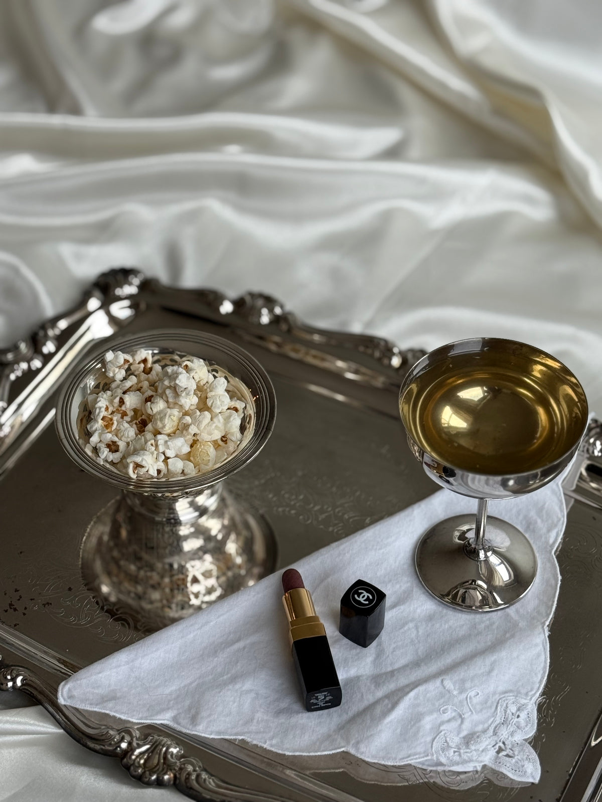 Vintage Silver Plated Pierced Pedestal Bowl