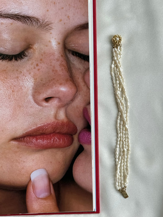 Vintage Multi-Strand Freshwater Pearl Bracelet