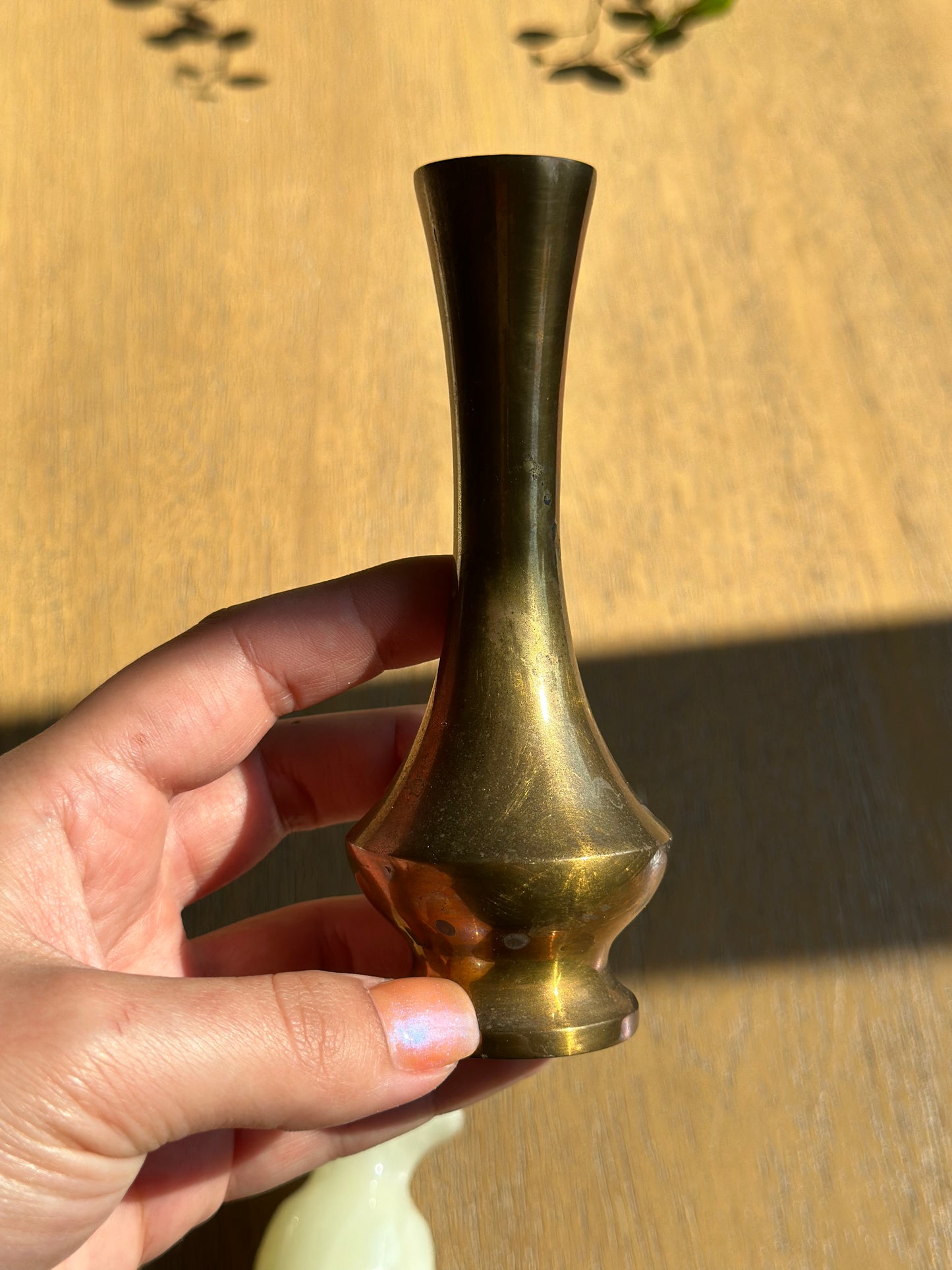 Mini brass vase