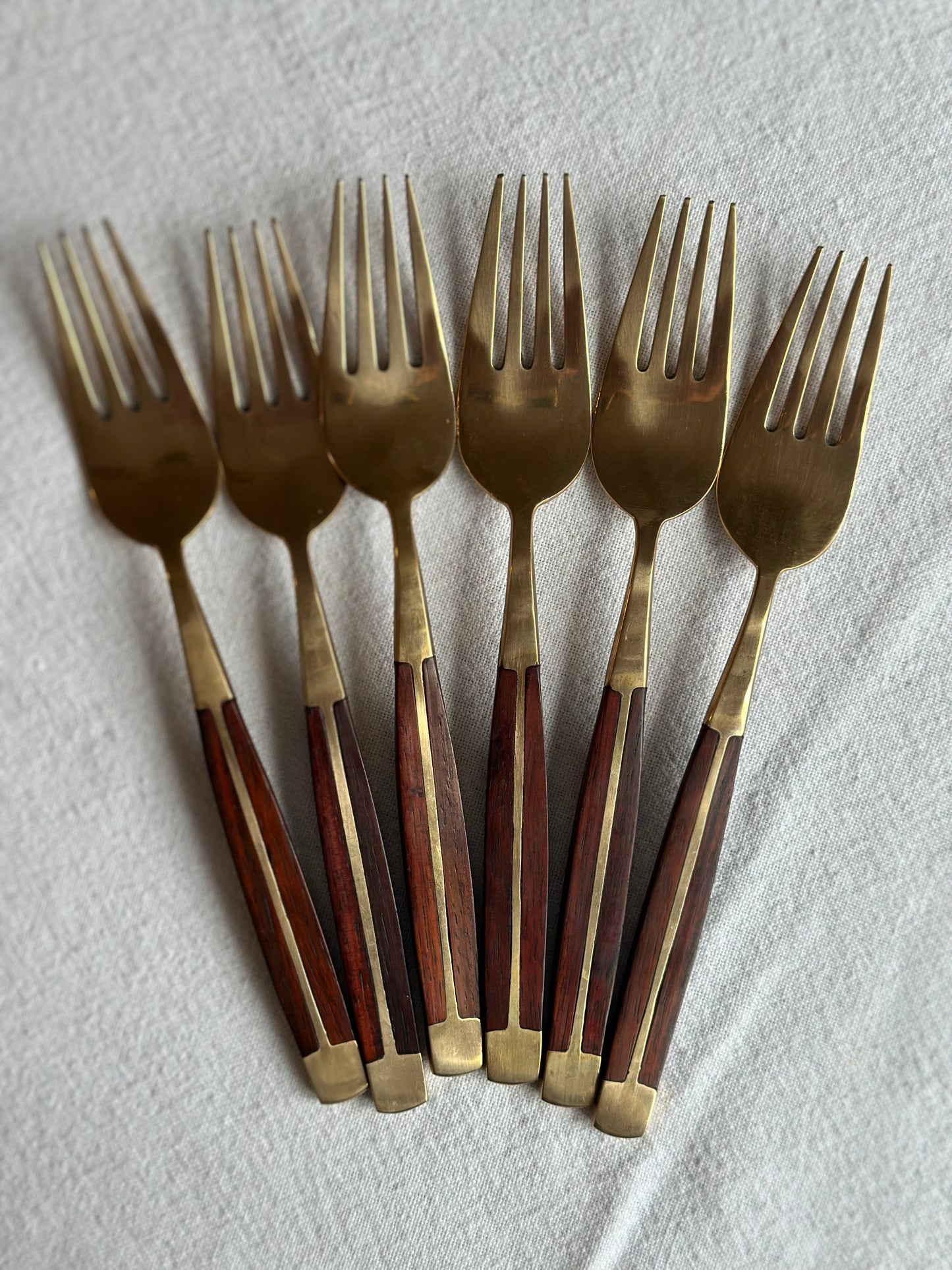 Jean-Claude bronze&Rosewood Utensils