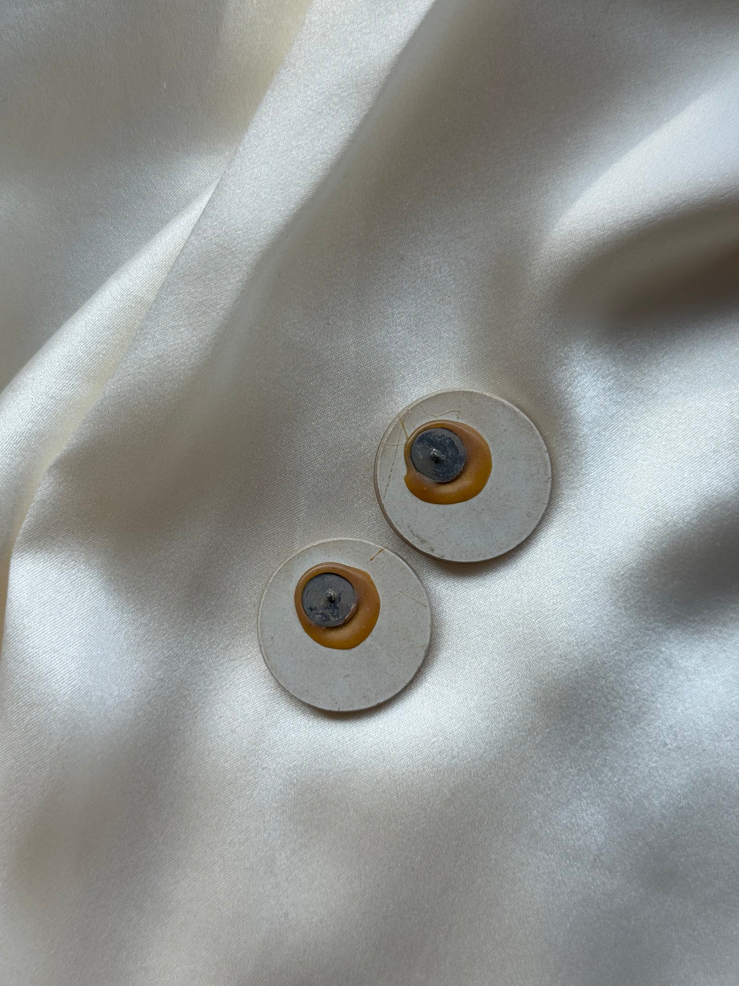 Vintage Round Stud Earrings