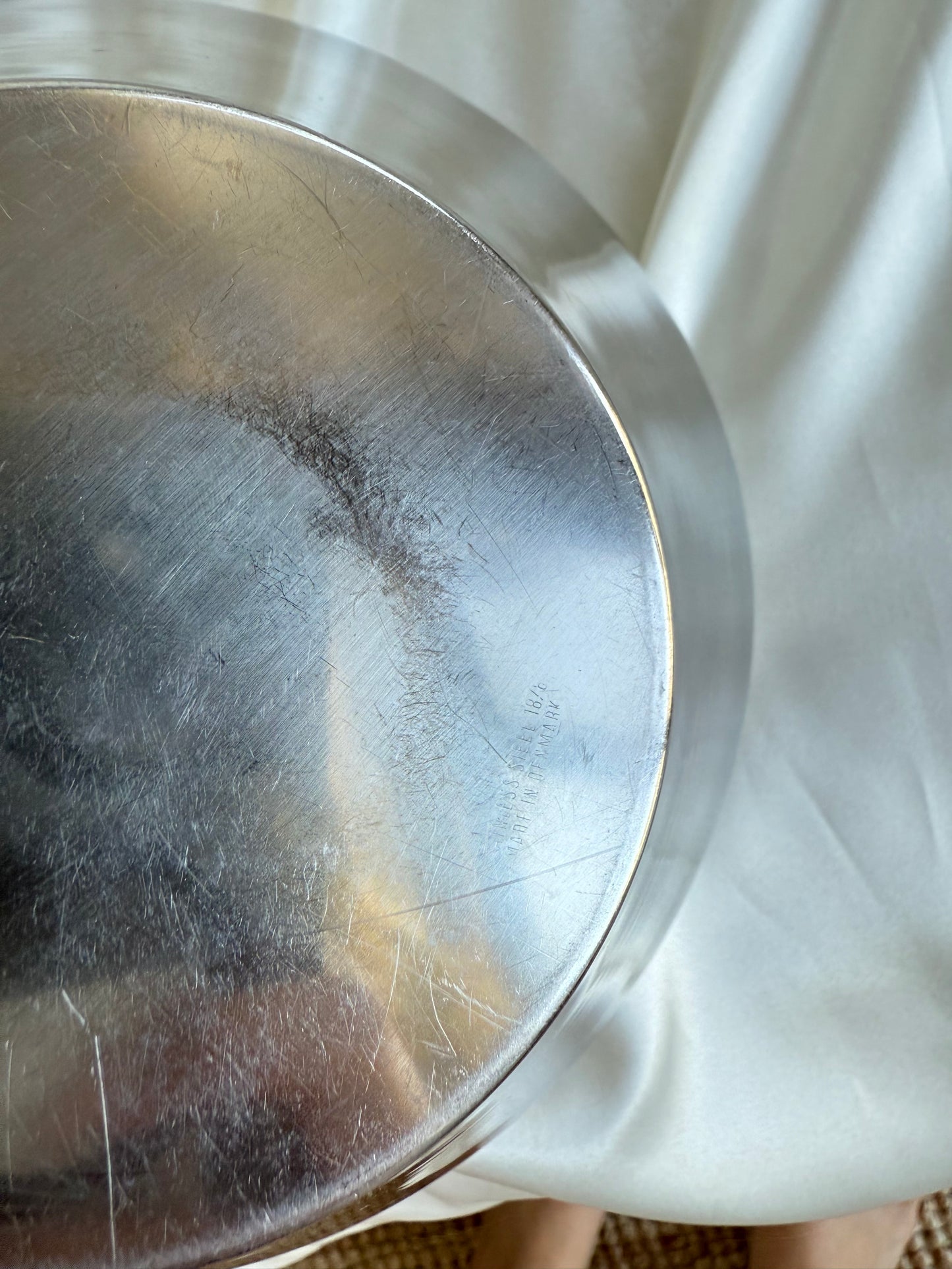 Vintage Danish Stainless Steel Bowl