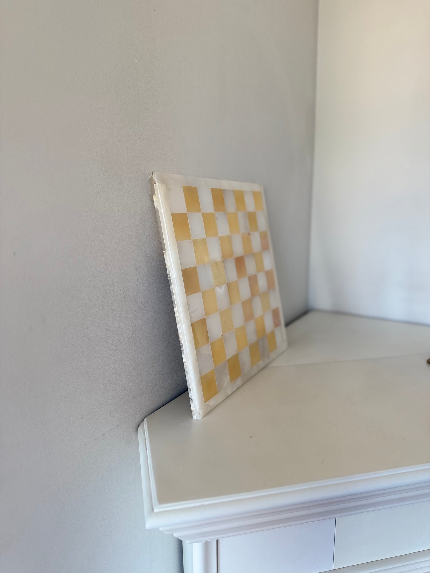 Onyx Stone Checkerboard / Chessboard (14”)