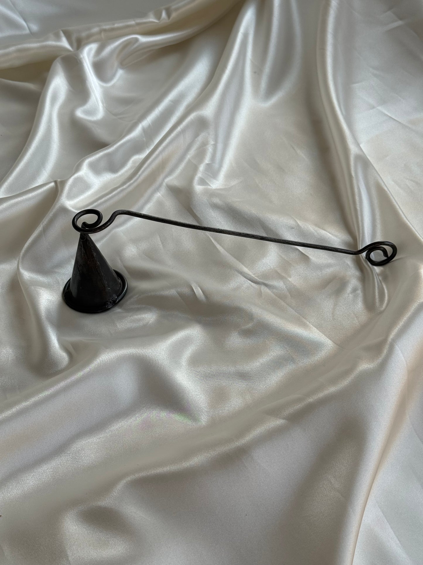 Vintage Wrought Iron Candle Snuffer