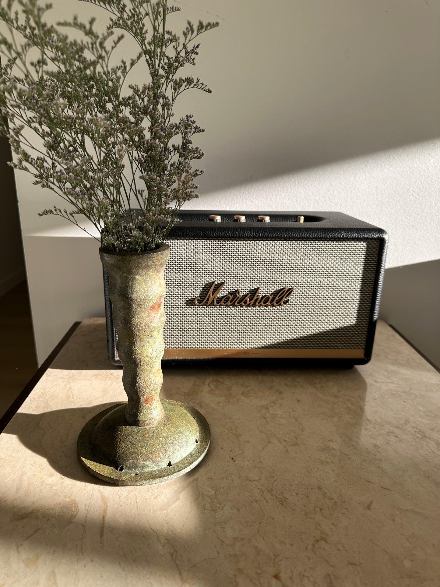 Small metal vase