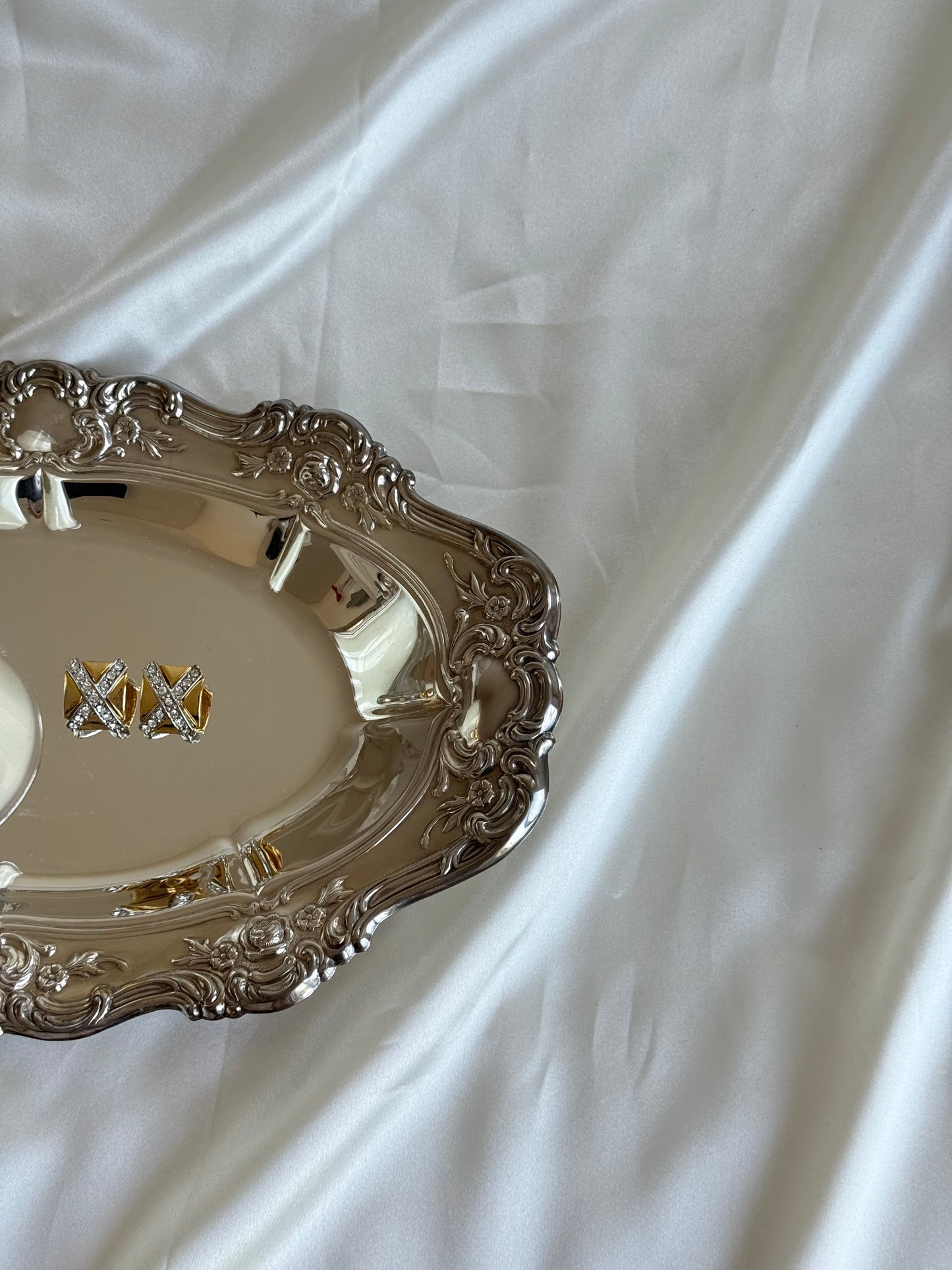 Vintage Wm. A. Rogers Silver-Plated Serving Tray