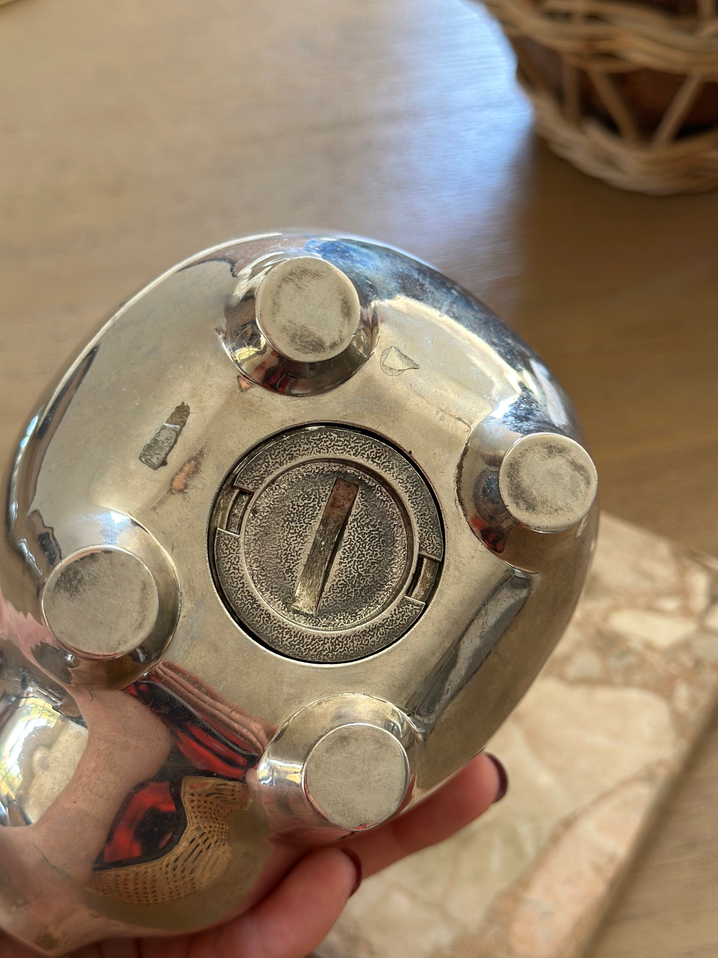 Silver piggy bank