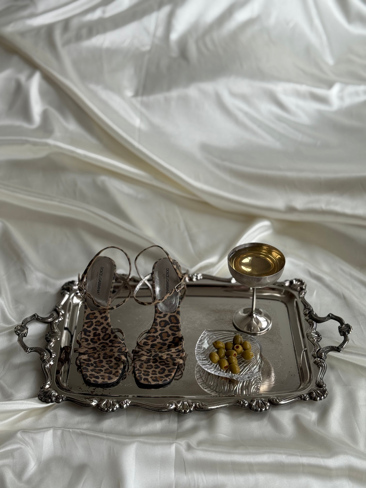 Vintage Spanish Silver-Plated Champagne Coupes | Set of Two