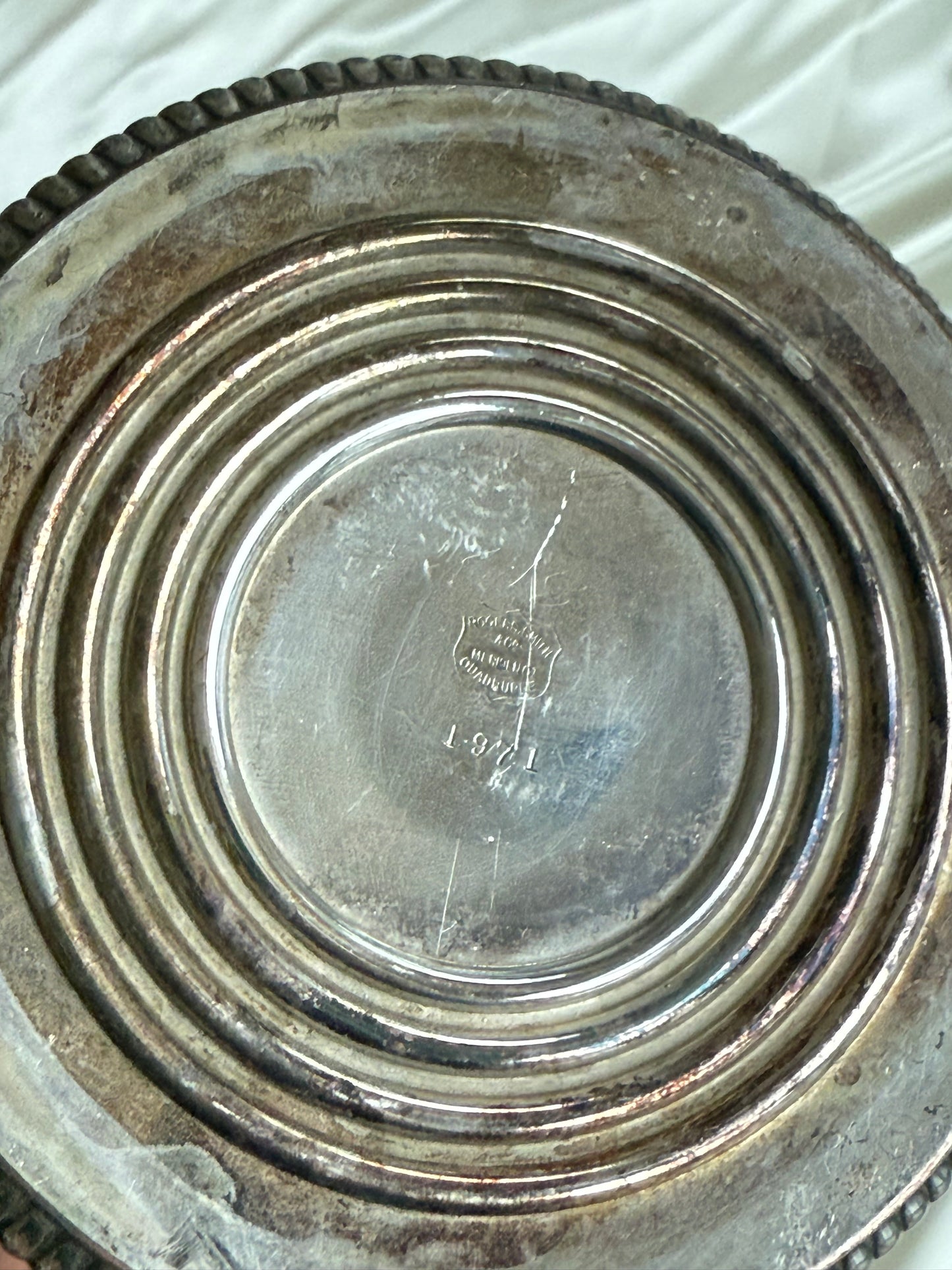 Vintage silver plated teapot