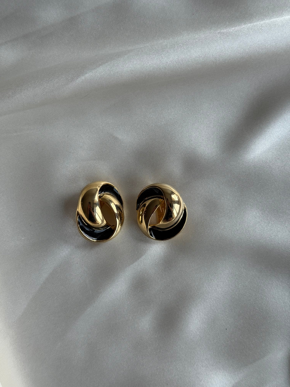 Vintage Knot Clip-On Earrings