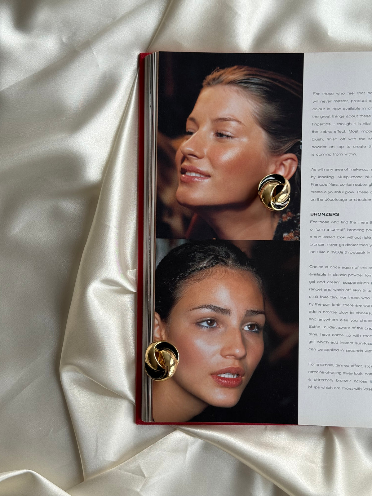 Vintage Knot Clip-On Earrings