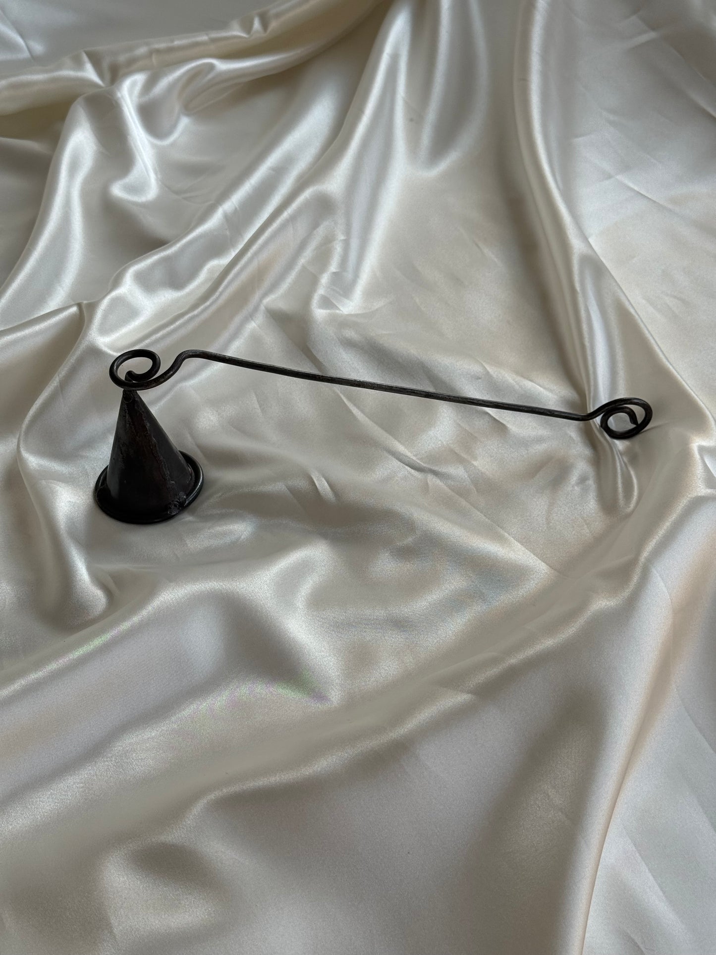 Vintage Wrought Iron Candle Snuffer