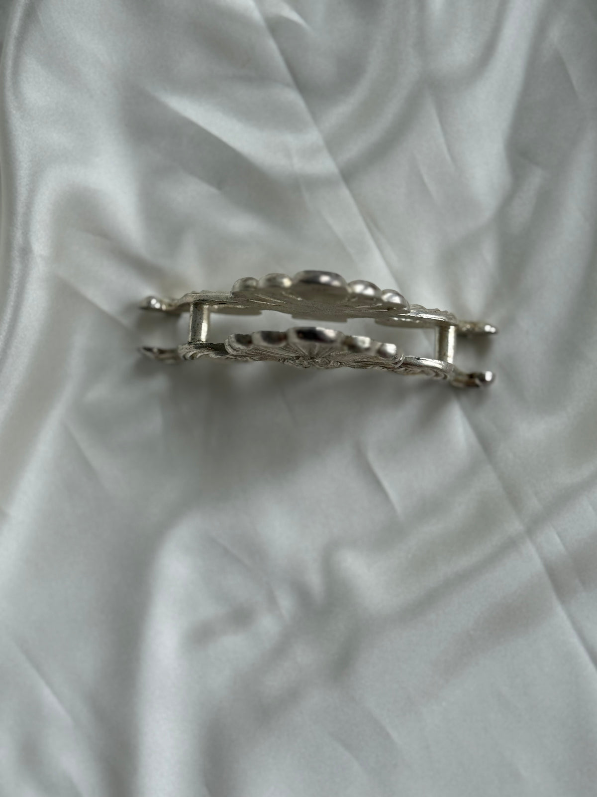 Vintage Silver-Plated Ornate Napkin Holder