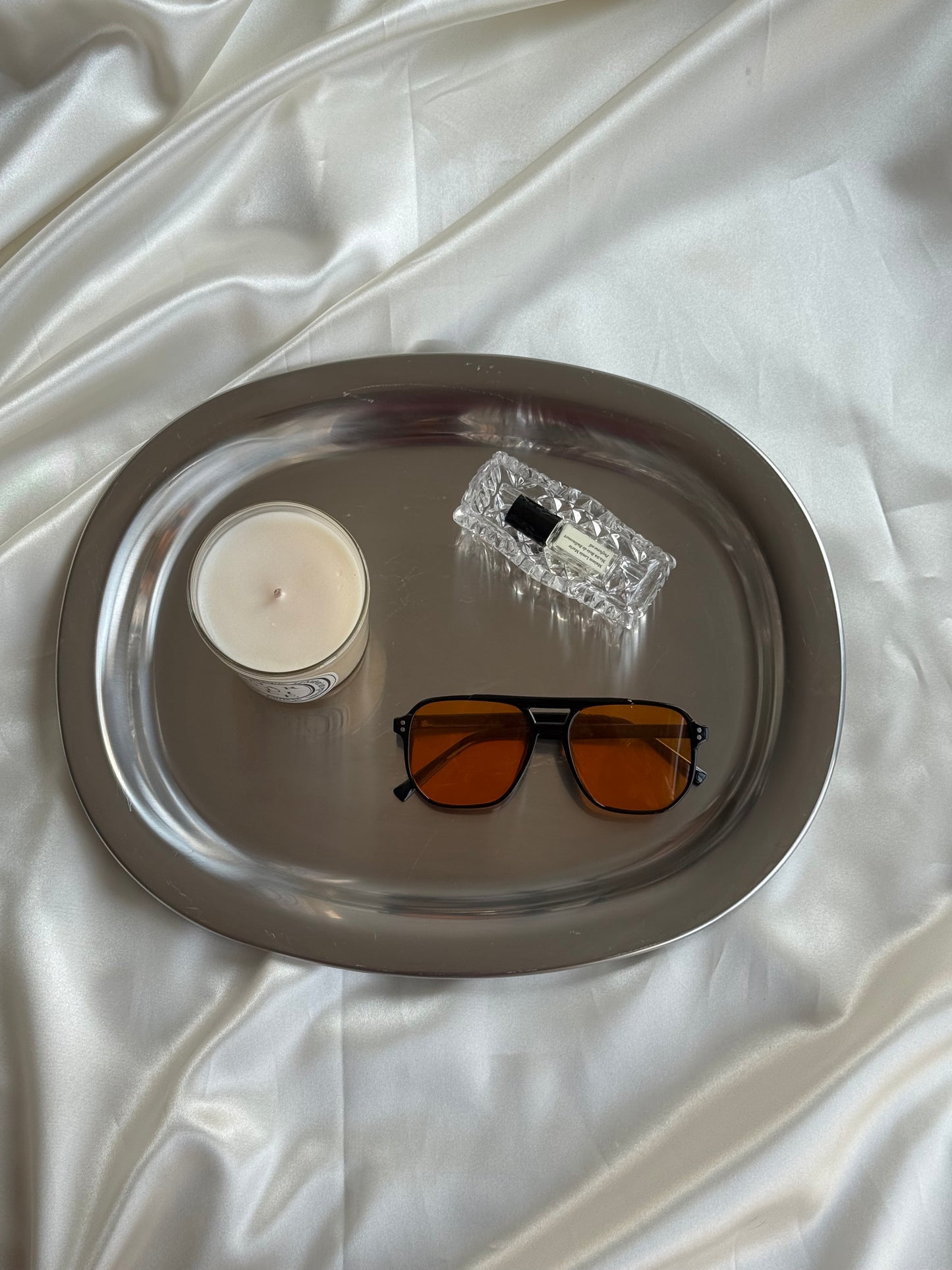 Alessi Jasper Morrison Stainless Steel Serving Tray — Italy, 2000