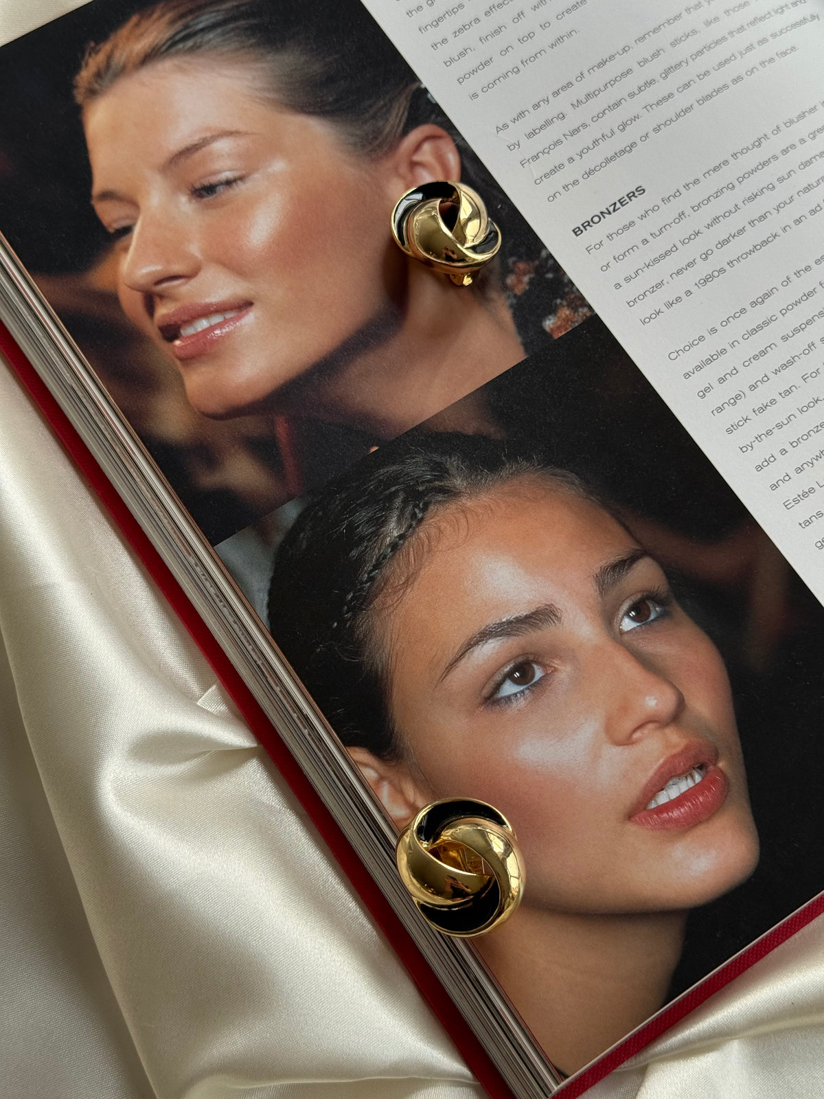 Vintage Knot Clip-On Earrings