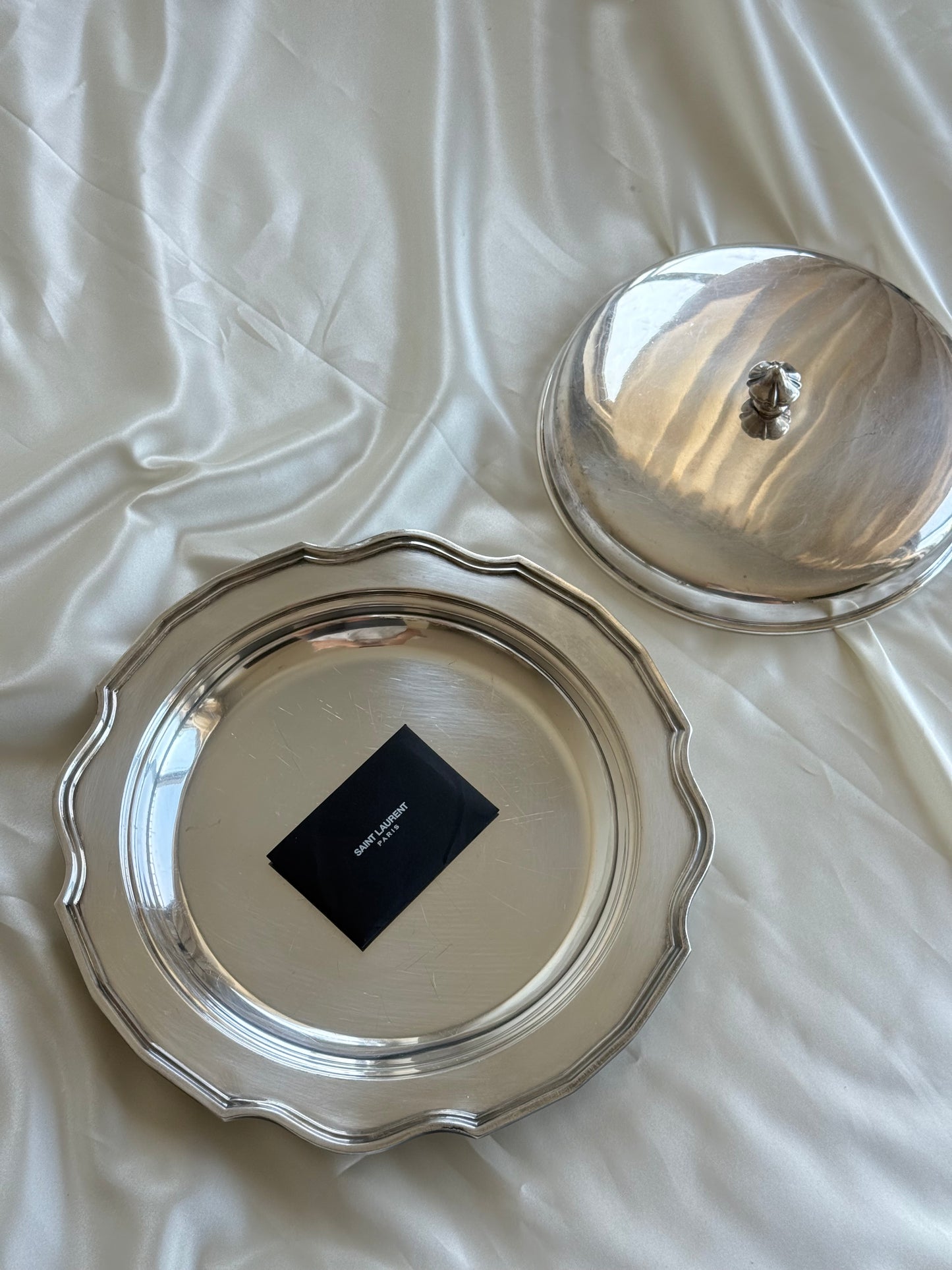 Vintage 12” Silver-Plated Domed Serving Dish – Round Pancake & Entrée Warmer