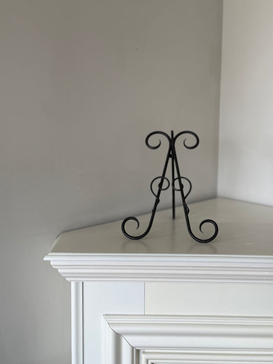 Vintage Wrought Iron Display Easel
