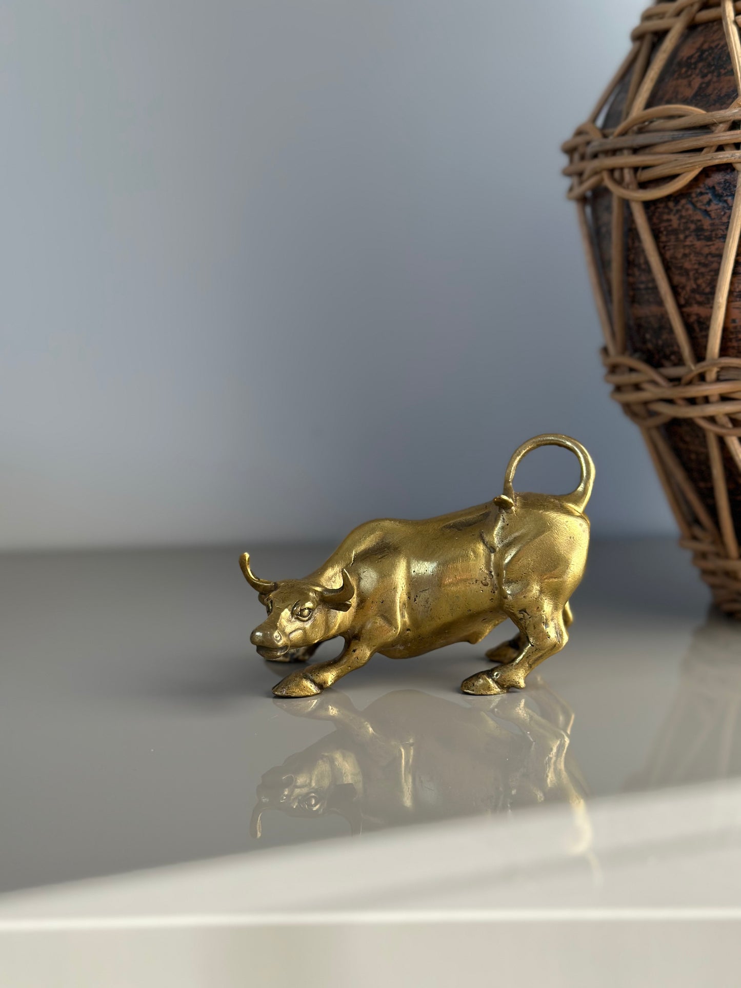 Brass Lucky bull