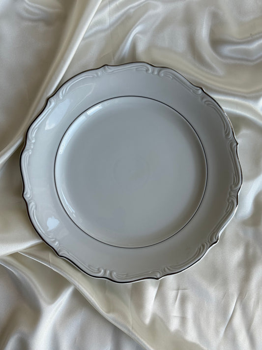 Vintage Wałbrzych Polish porcelain serving plate