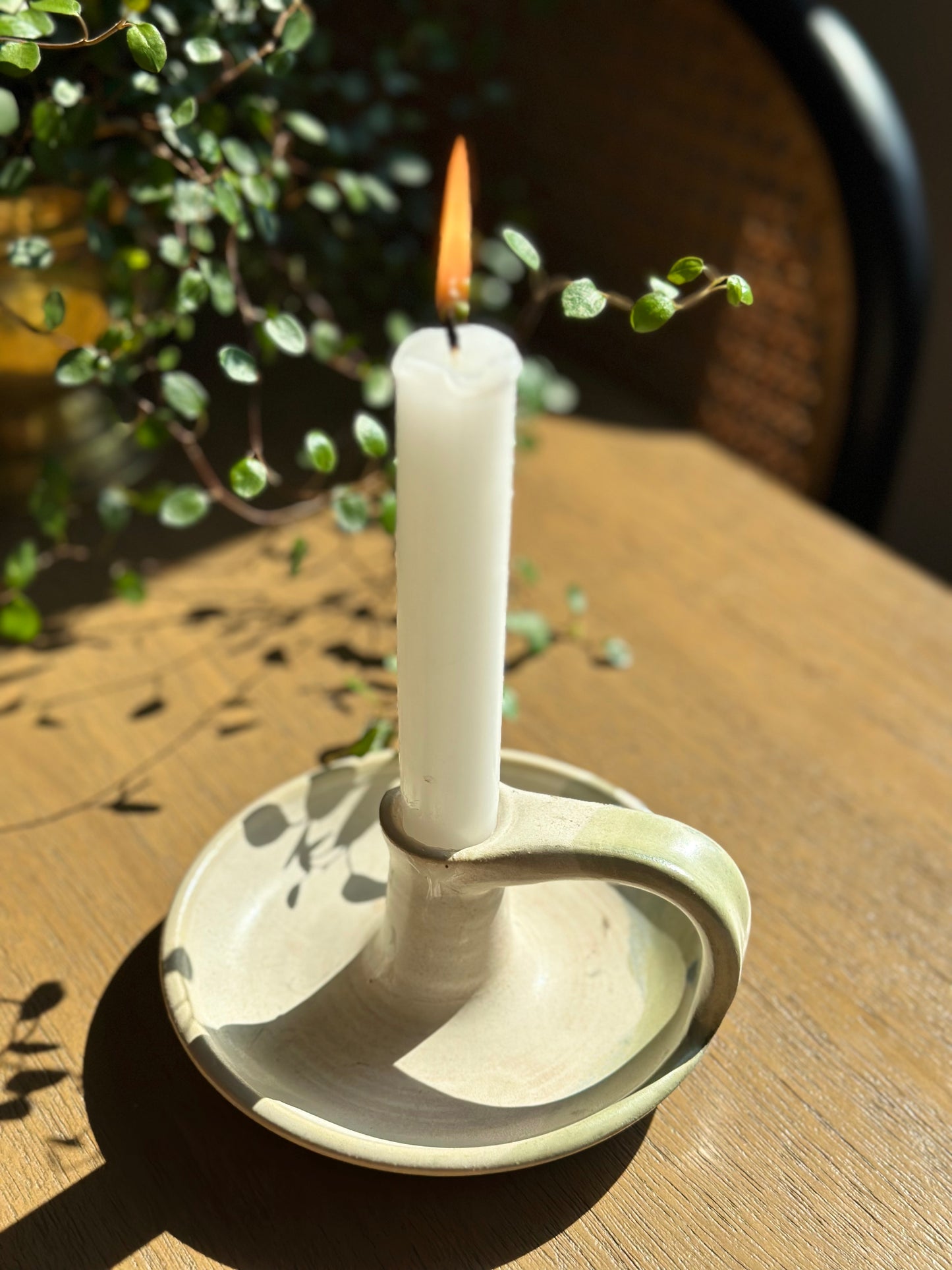 Ceramic handmade candleholder