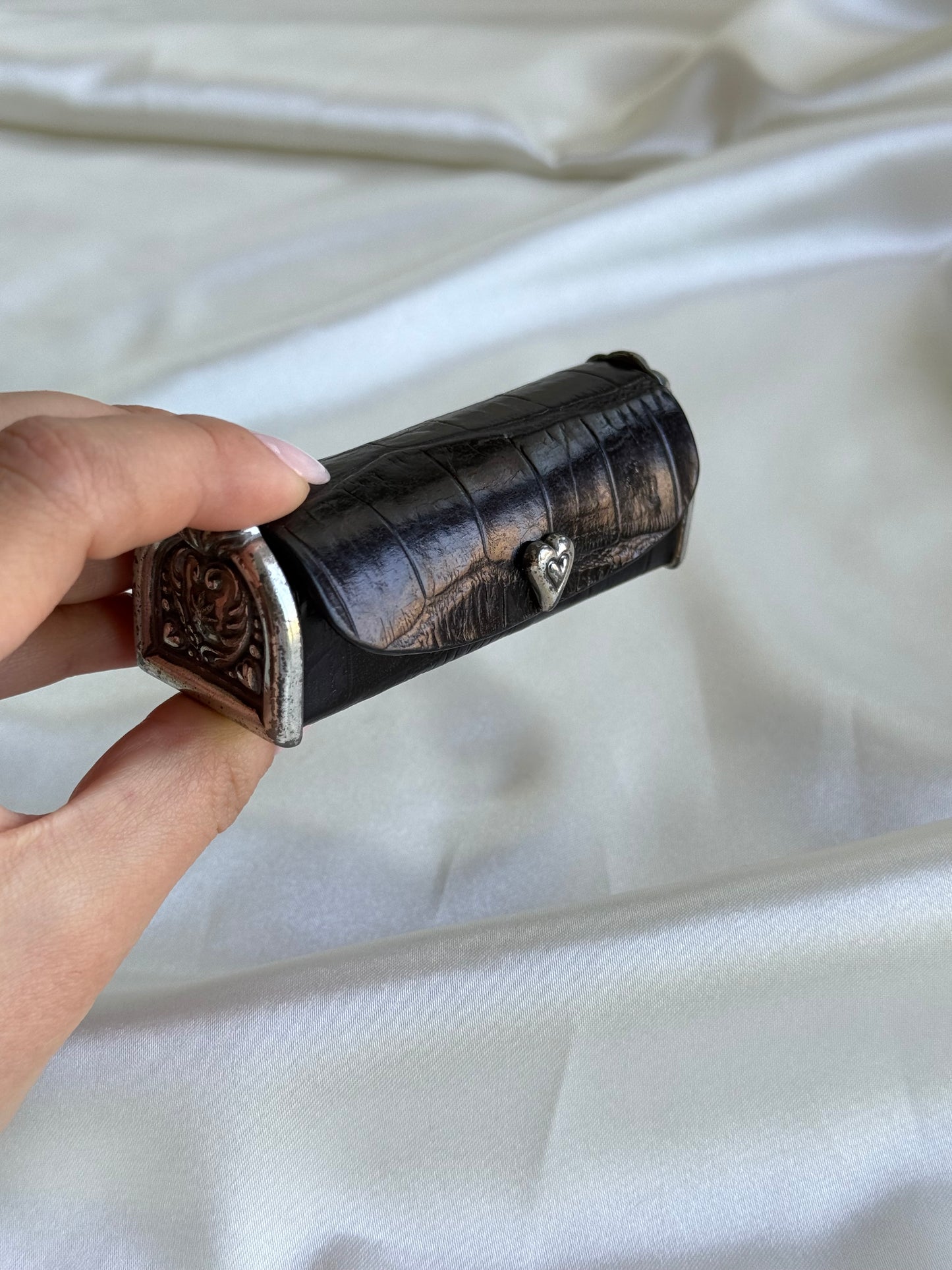 Vintage Lipstick Case with Mirror