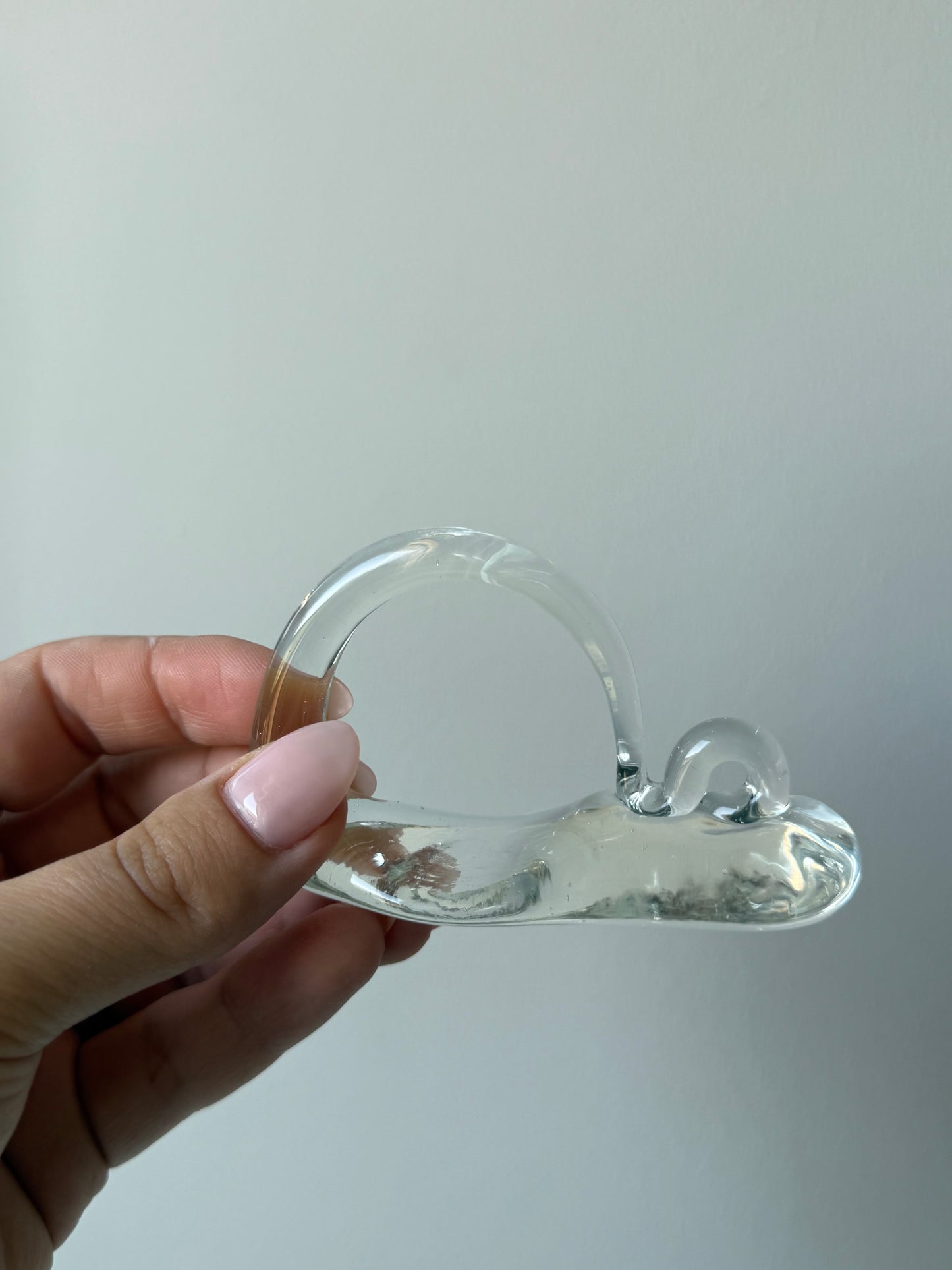Vintage Glass Swan napkin rings