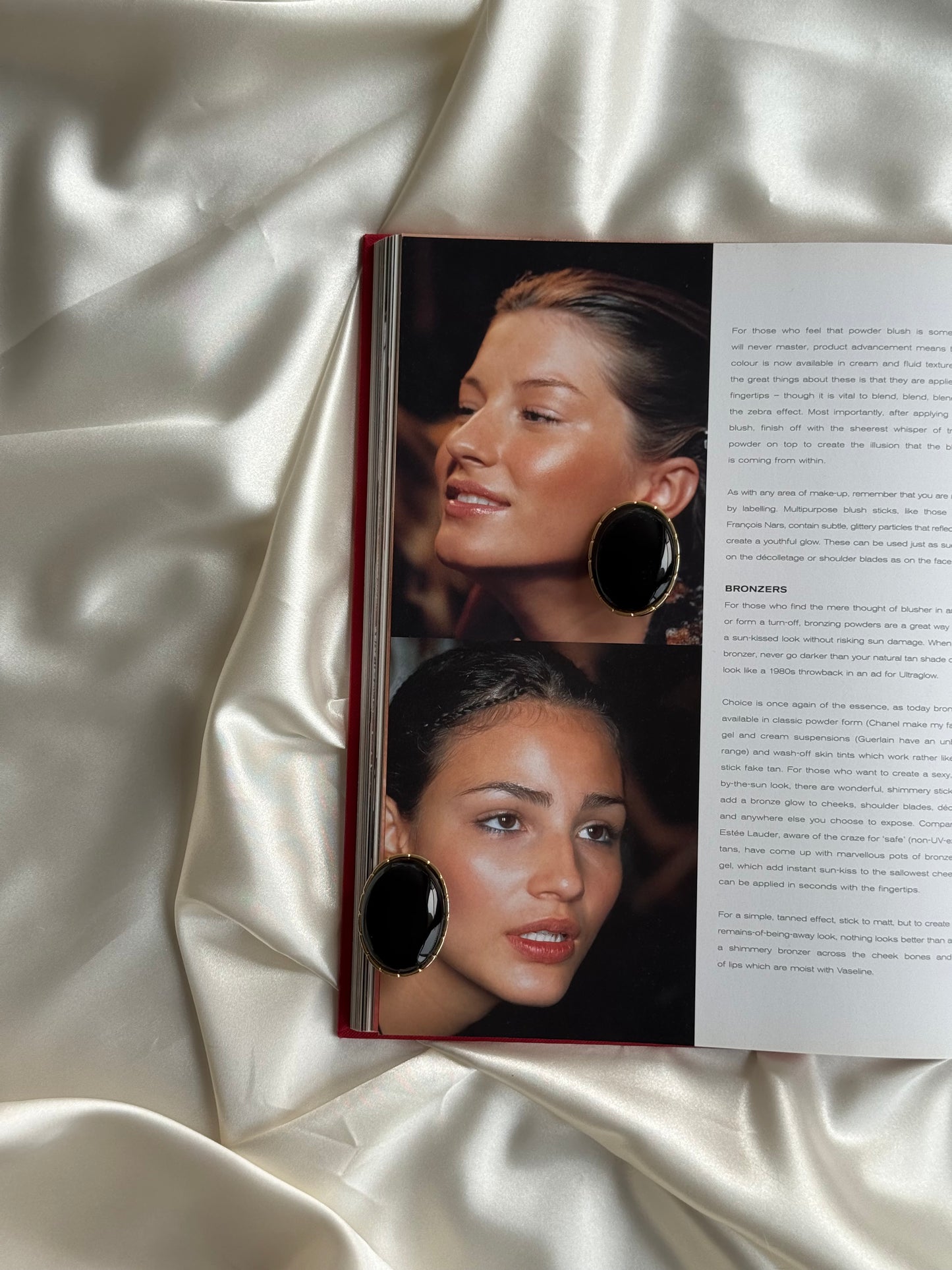 Vintage Gold-Toned Clip-On Earrings
