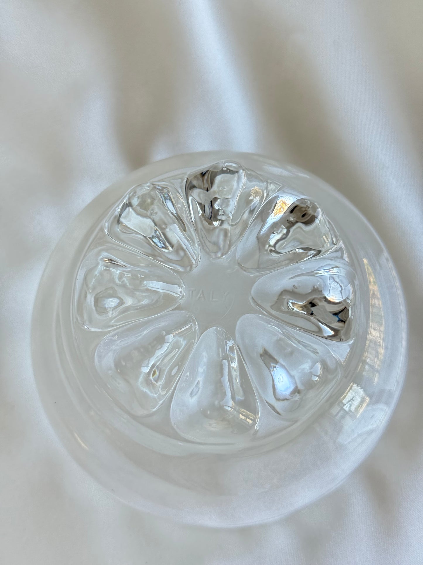 Set of 5 Vintage Italian Glass Dessert Bowls