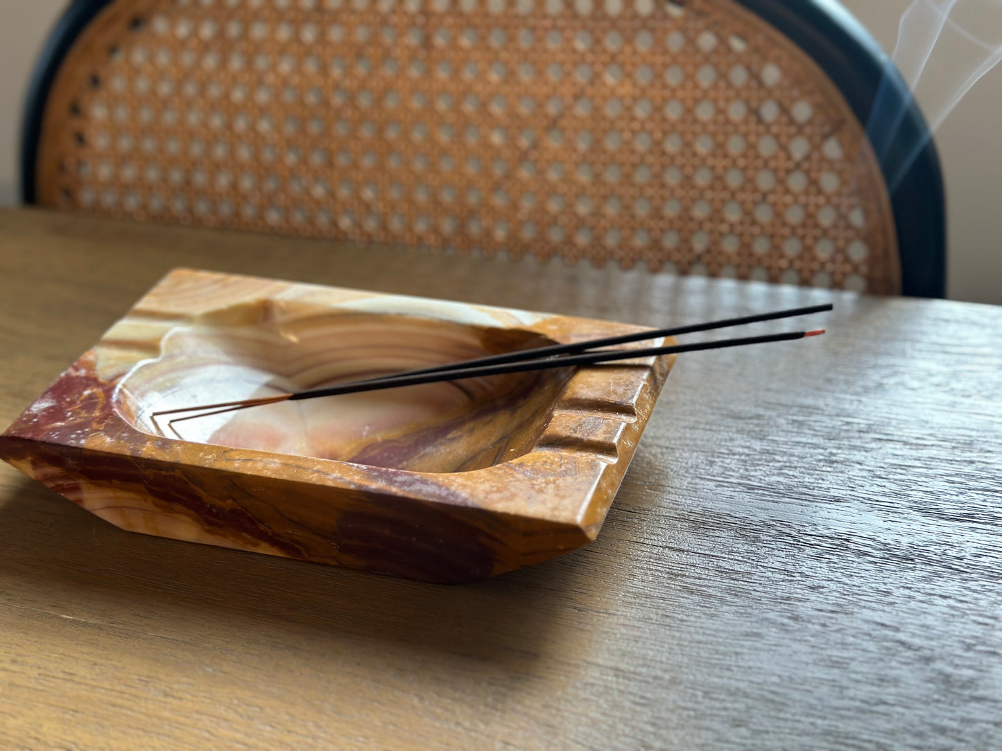 Vintage onyx ashtray