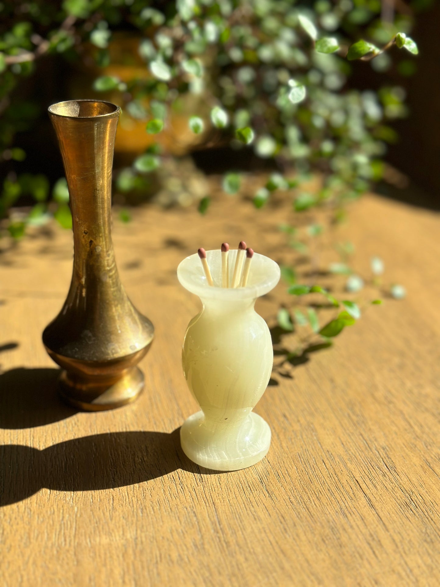 Mini brass vase