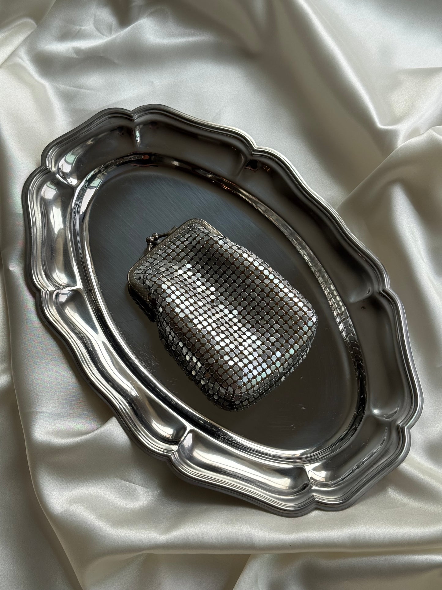 Vintage Mesh Coin/jewelry Purse