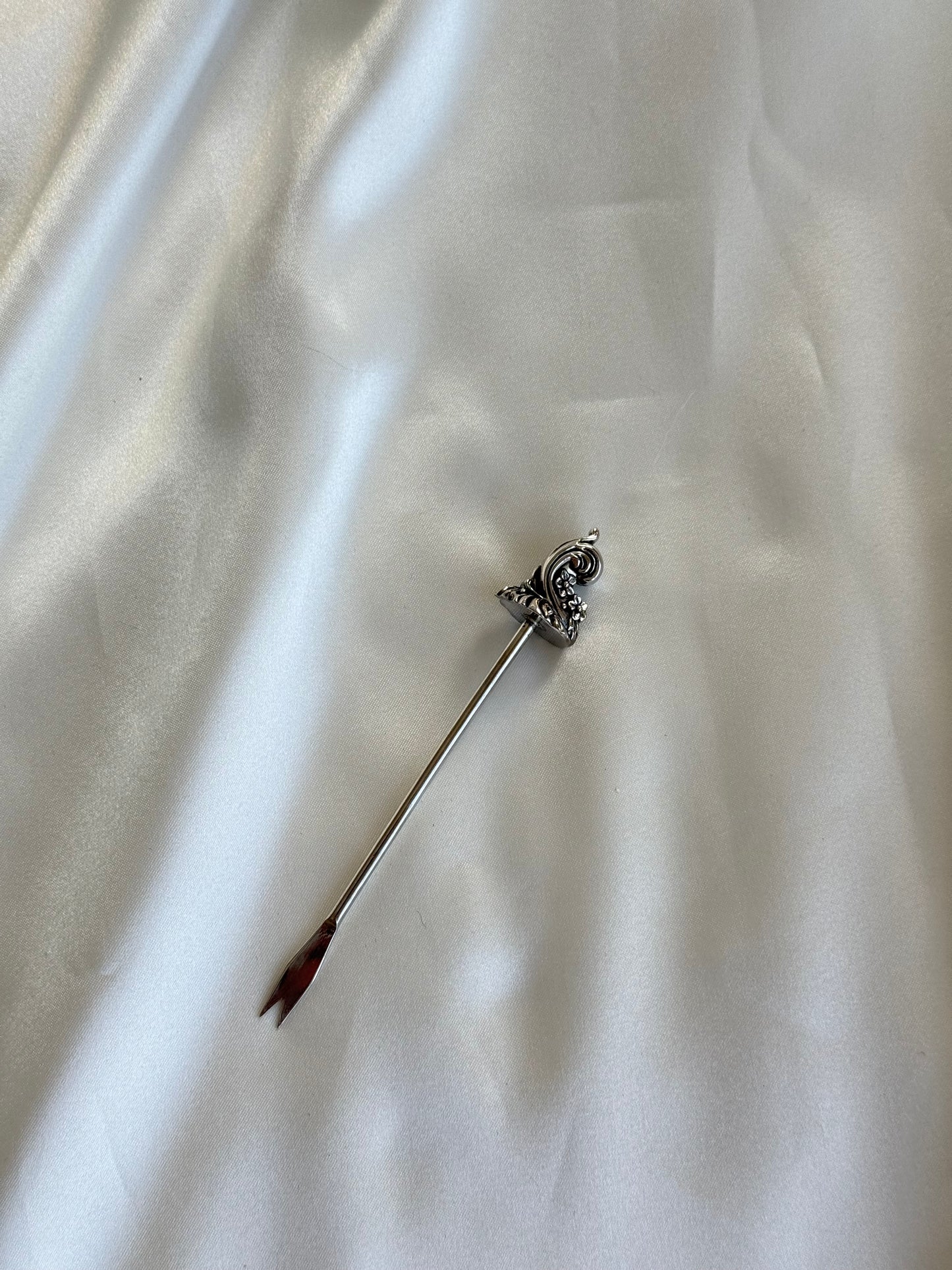 Set of 6 Vintage Silver Plated Cocktail Picks