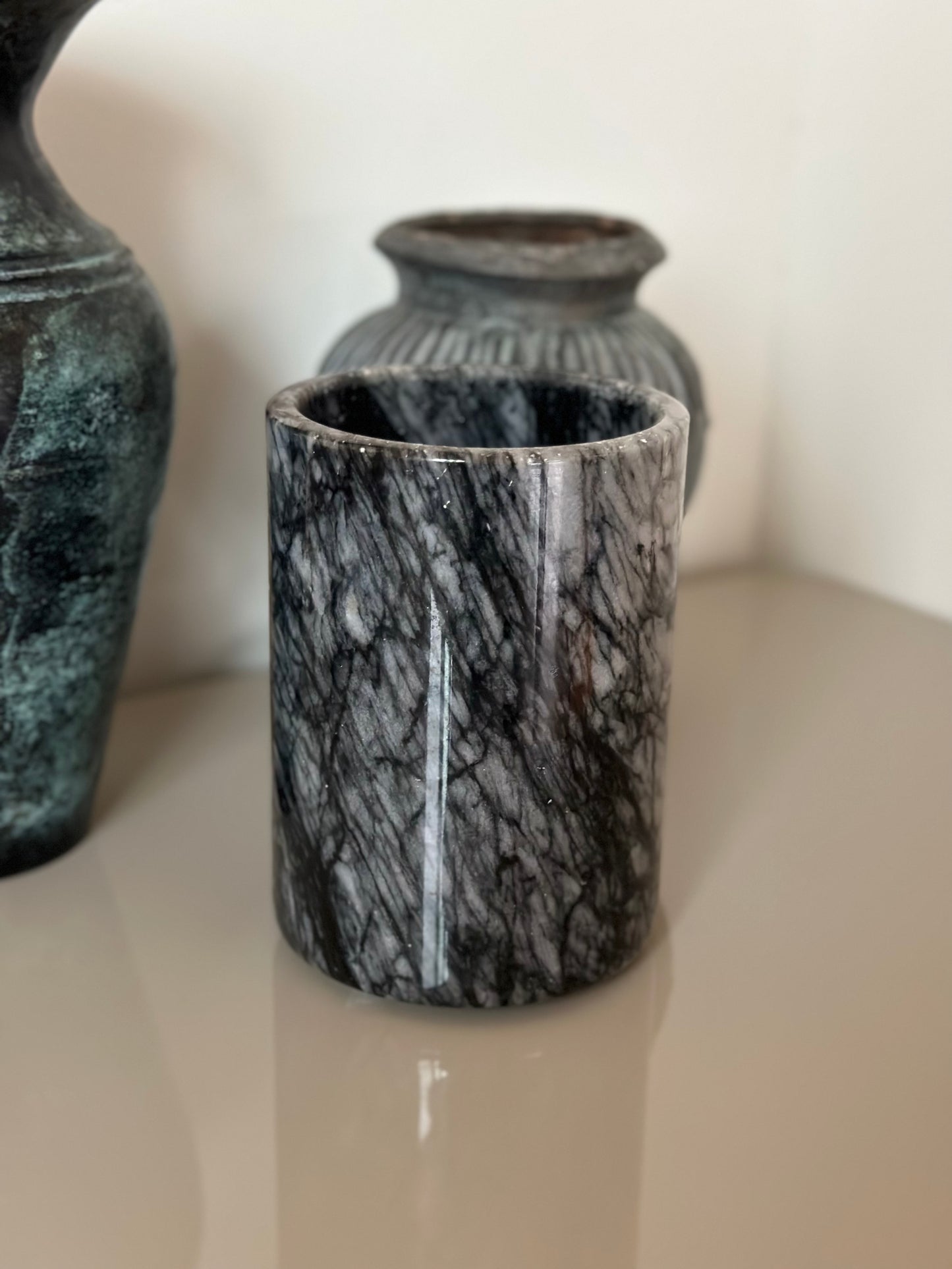 Vintage marble vase